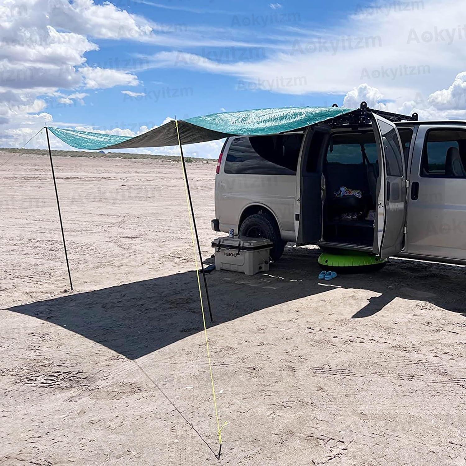 Postes de Tienda Portátiles Aokyitzm Ajustables 190 cm - 2 Piezas