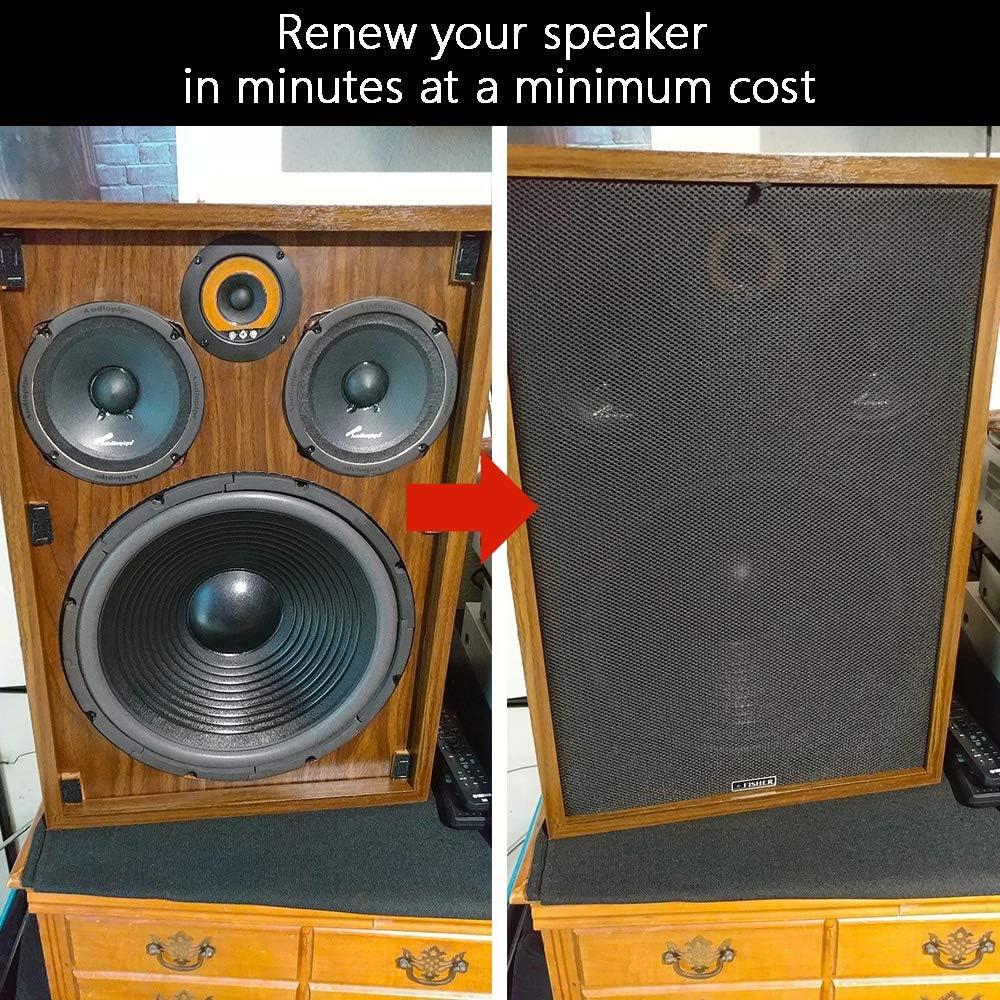 Tela de Rejilla para Altavoces WAYBER Negra 140 x 50 cm