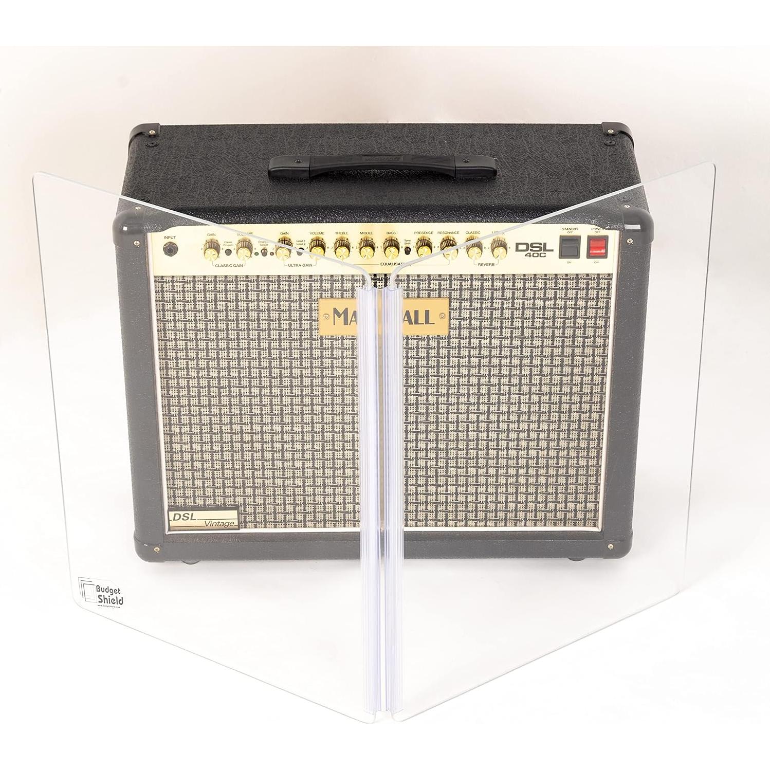 Pantalla de Aislamiento para Amplificador de Guitarra 2x2 Pulgadas