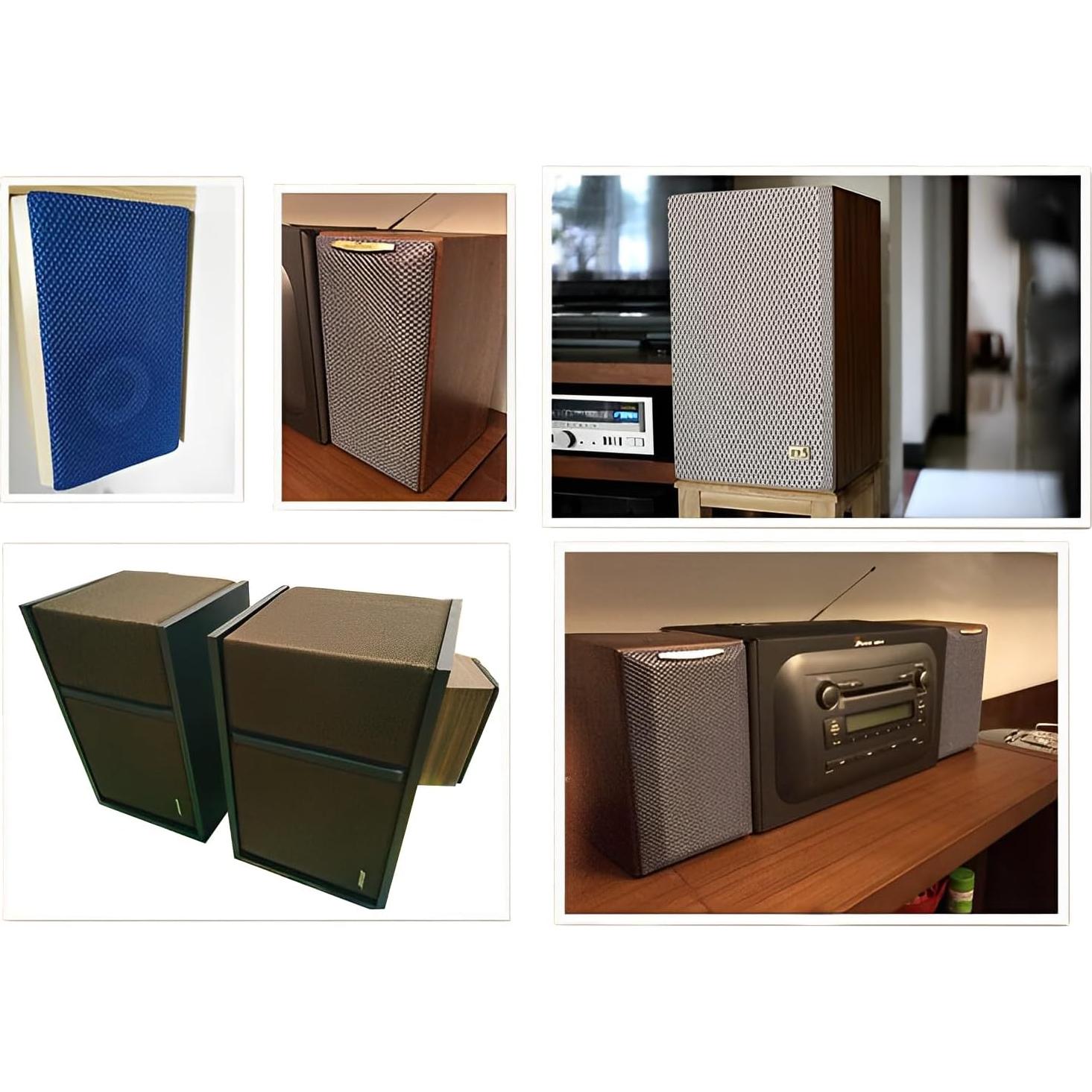 Tela de Rejilla Acústica UISKOOPW 139.7x50.8cm Negra