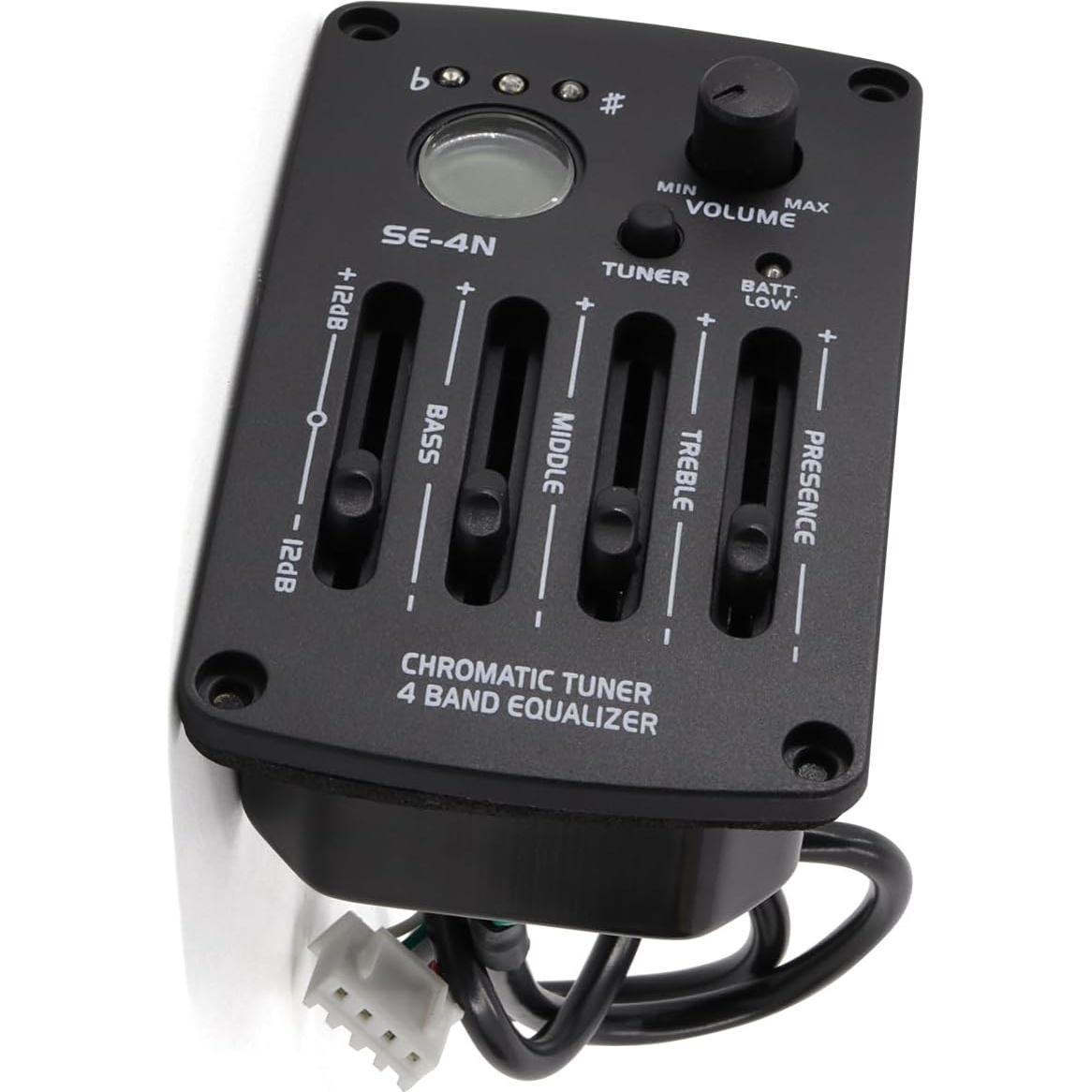 Pastilla de Guitarra Acústica Ecualizador 4 Bandas SE-4N