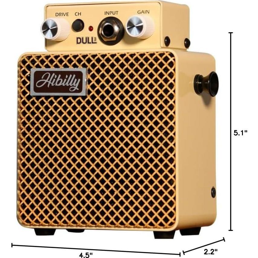 Mini Amplificador de Guitarra Dull 3 - Blanco Crema, 3W