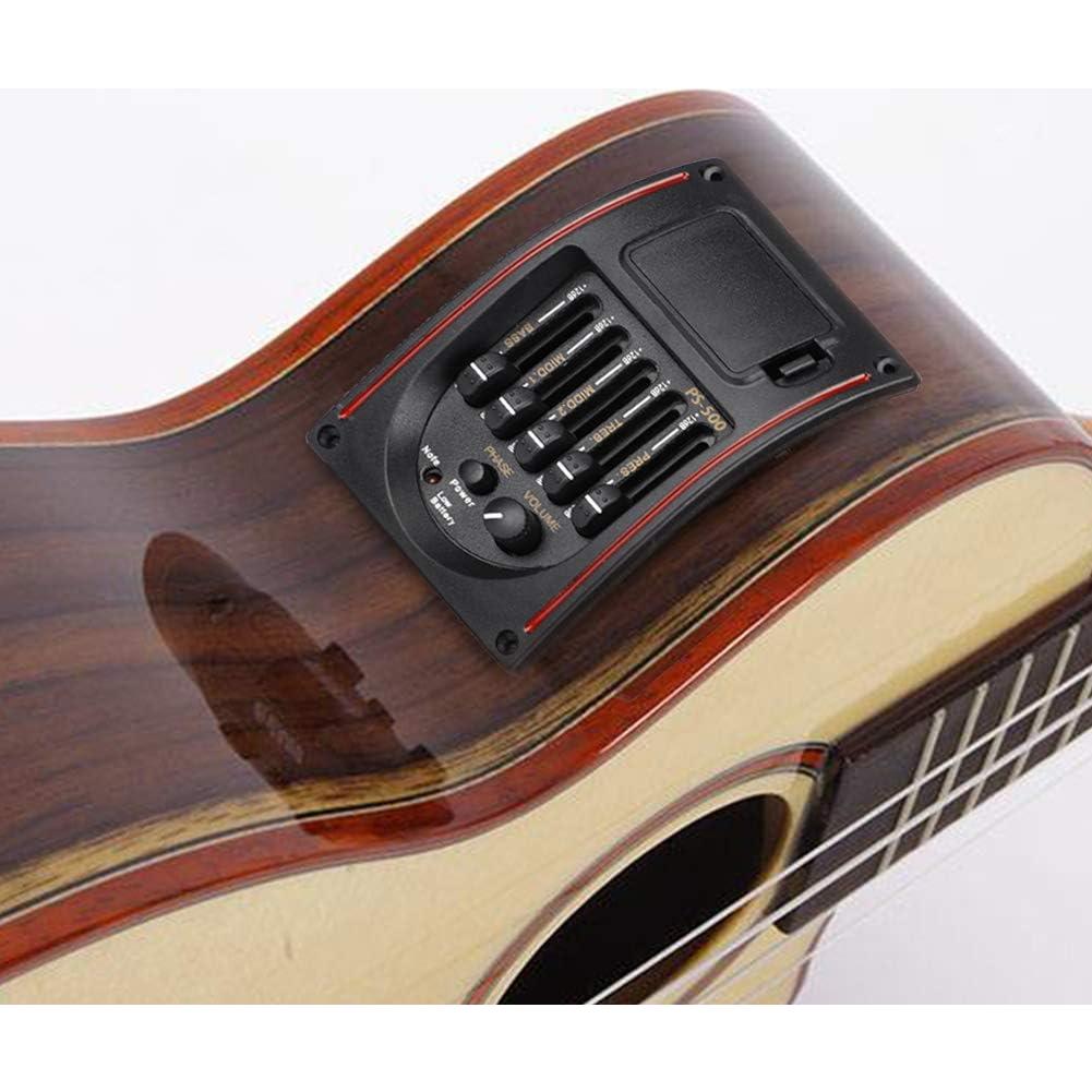 Pastilla de guitarra acústica Cunyuerxus4iyktoe con ecualizador 5 bandas