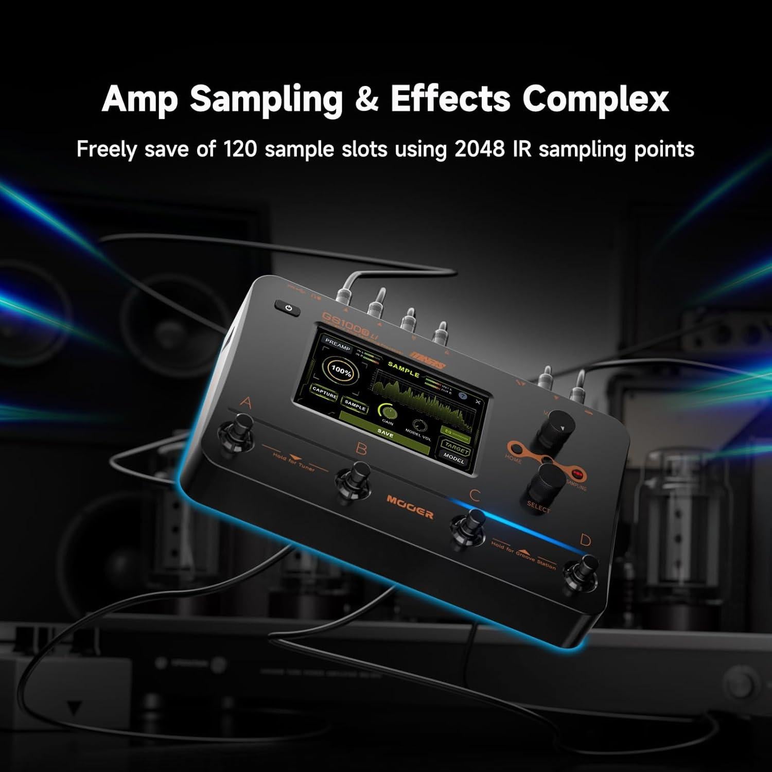 Procesador de Efectos MOOER GS1000 para Guitarra Eléctrica