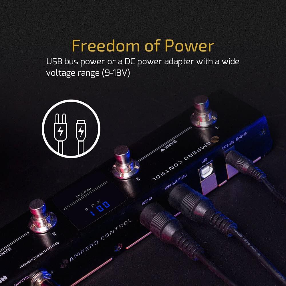 Procesador de Efectos HOTONE Ampero II Stage + Controlador MIDI