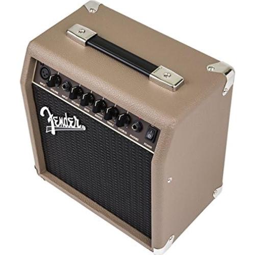 Amplificador Fender Acoustasonic 15 con Cable y Accesorios