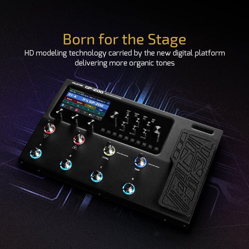 Pedal de Efectos Múltiples Valeton GP-200 para Guitarra/Bajo