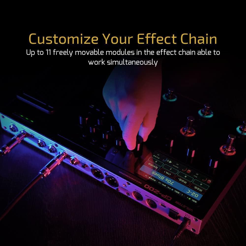 Pedal de Efectos Múltiples Valeton GP-200 para Guitarra/Bajo