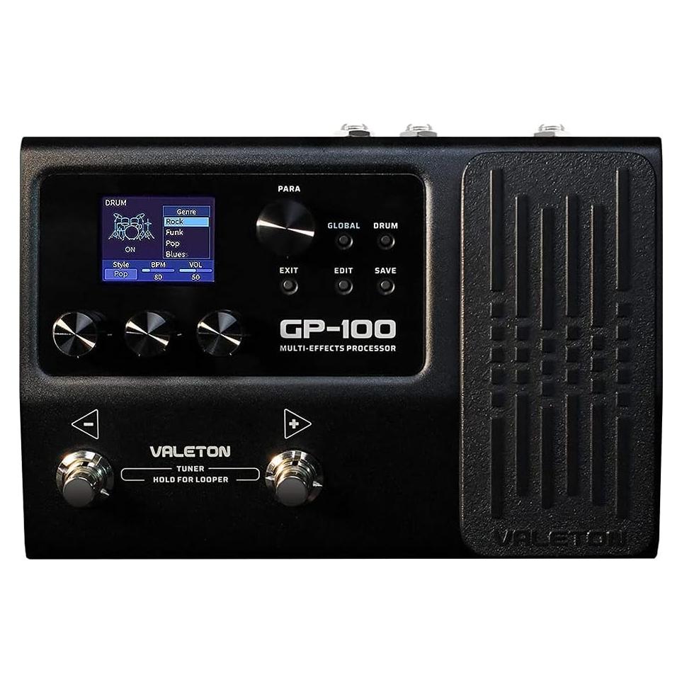 Valeton GP-100 Procesador de Efectos para Guitarra y Bajo