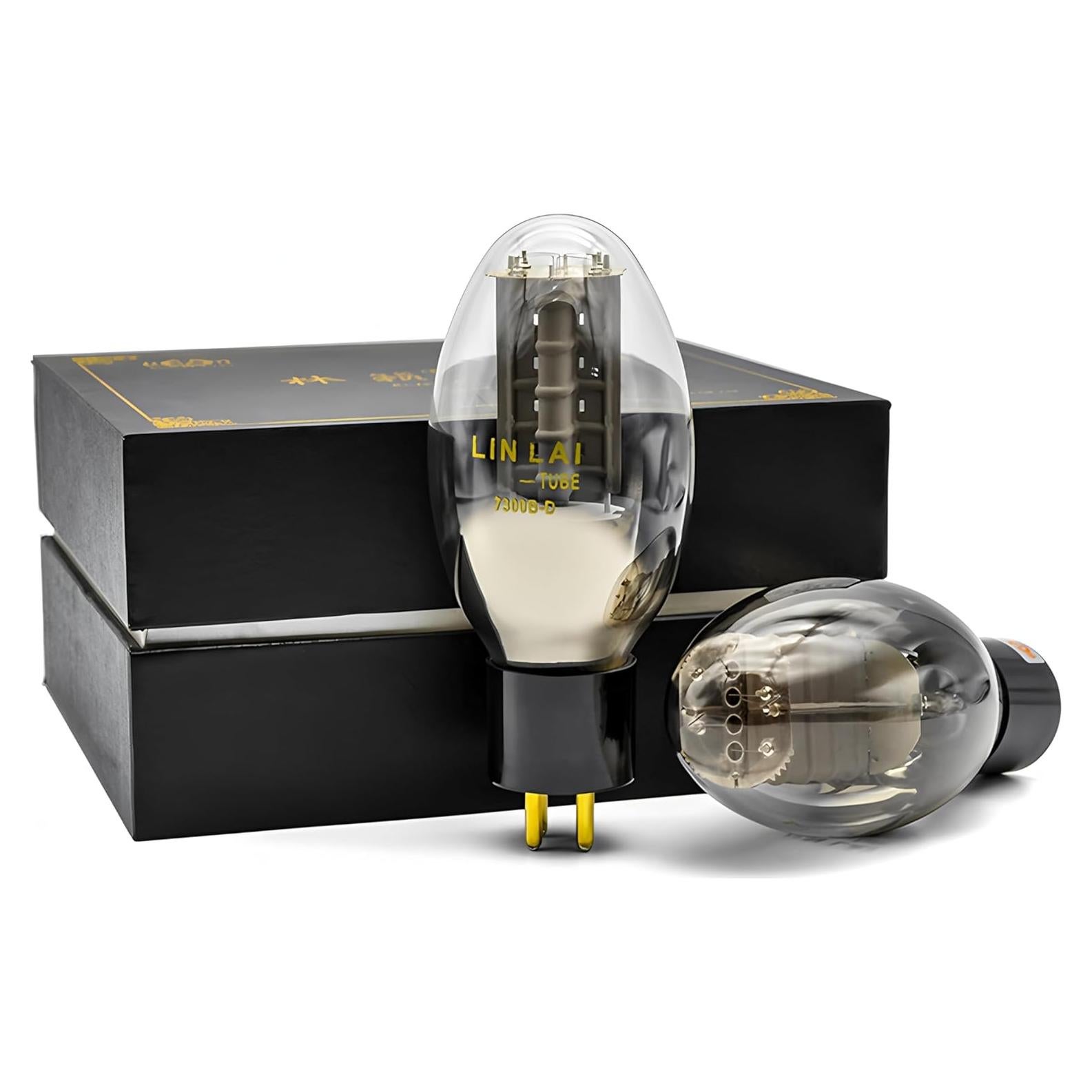 Par de Tubos de Vacío LINLAI 7300B-D con Caja de Regalo