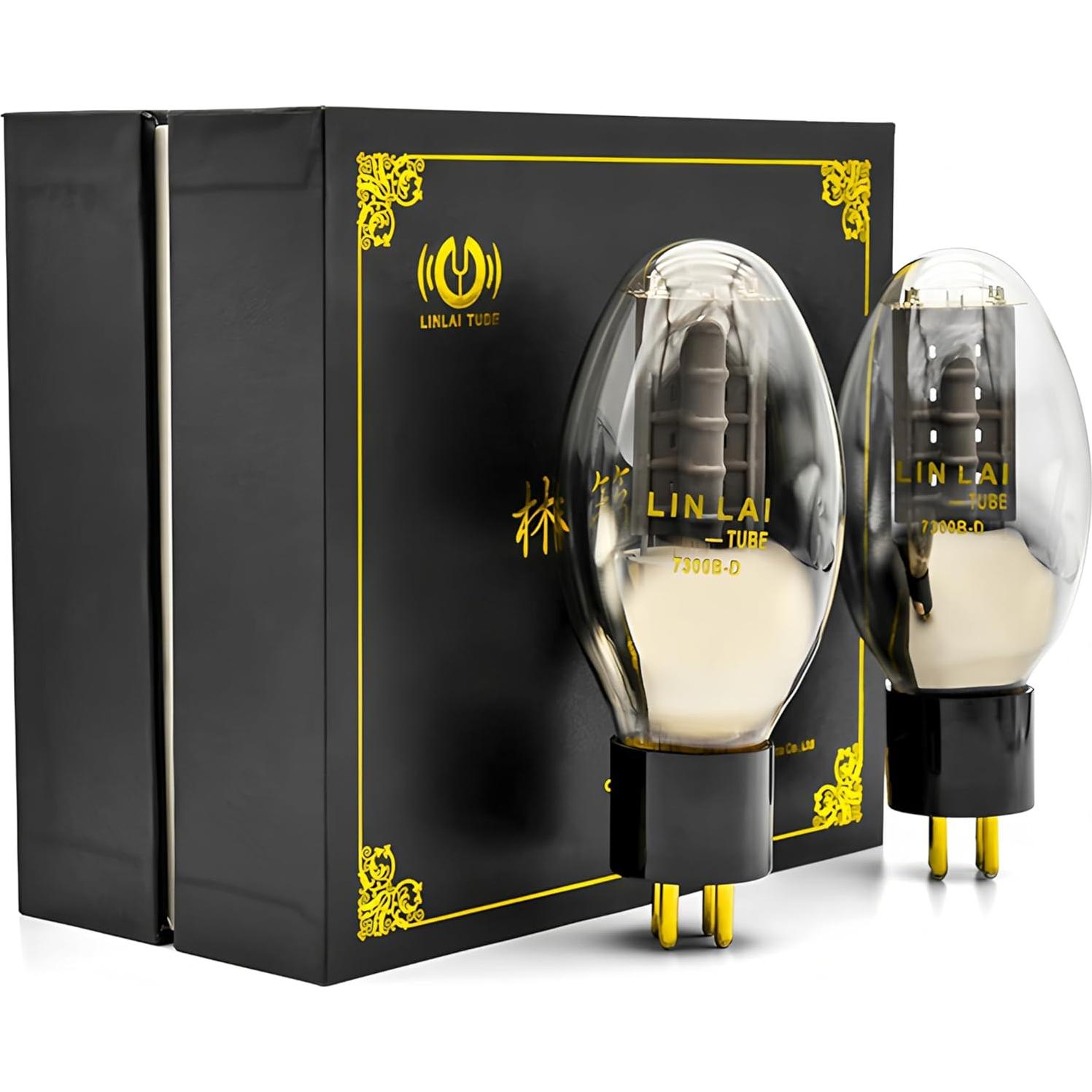 Par de Tubos de Vacío LINLAI 7300B-D con Caja de Regalo