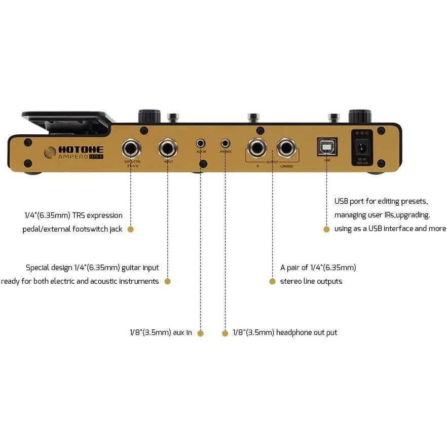 Amplificador de Guitarra Hotone Ampero One MP-80 80W USB