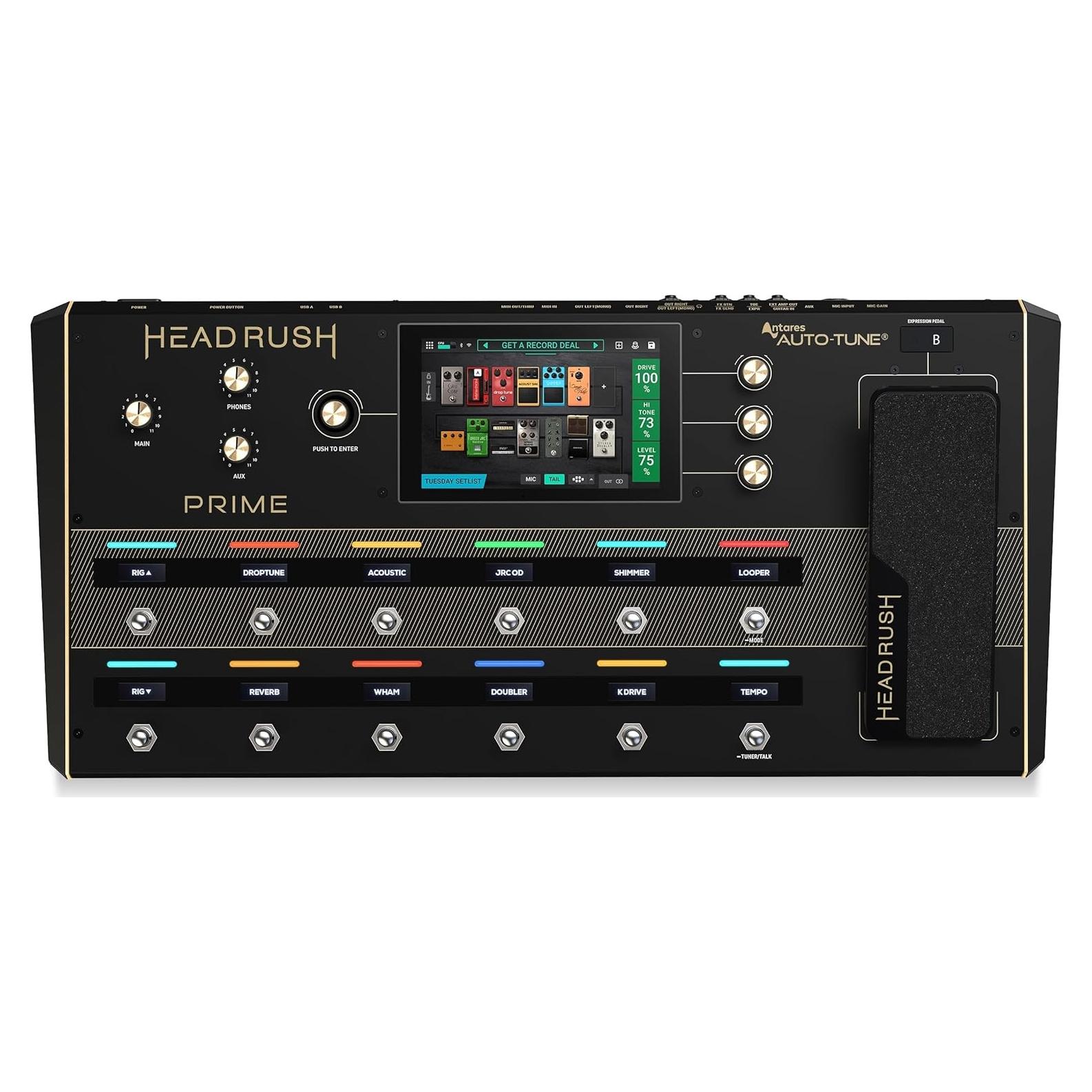 HeadRush Prime - Procesador de efectos para guitarra y voz