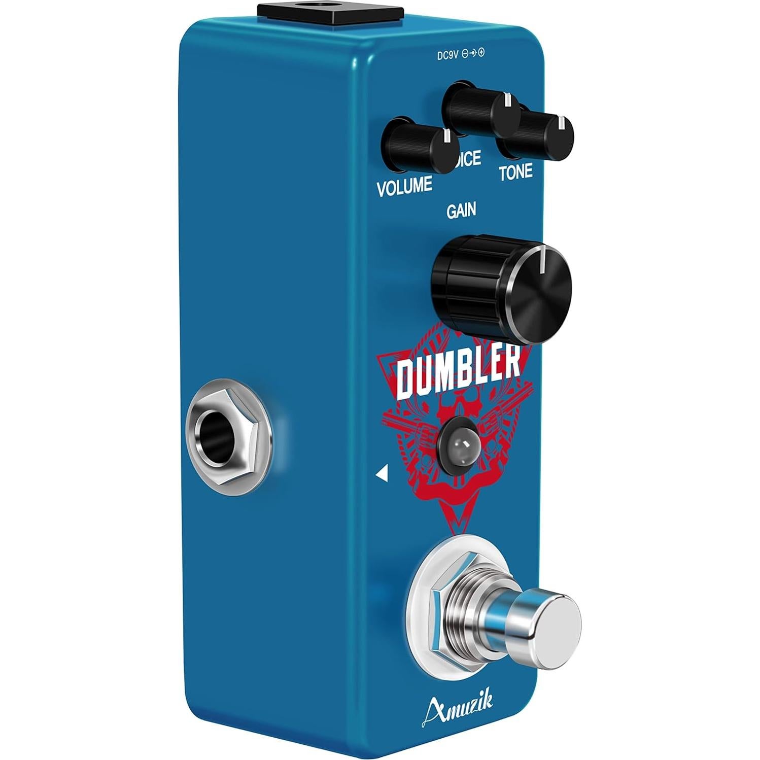 Pedal de Efecto Dumbler Amuzik para Guitarra Eléctrica Overdrive