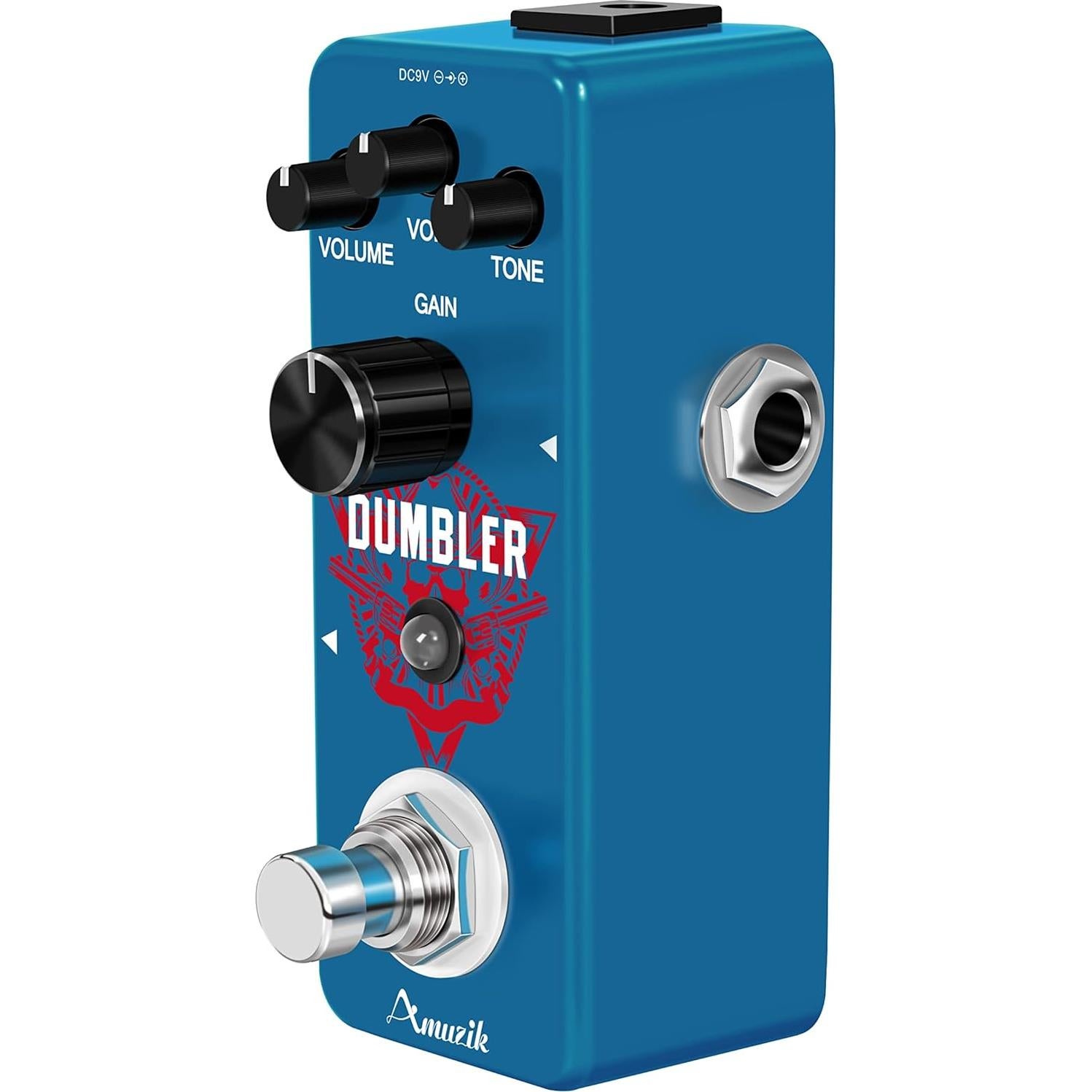 Pedal de Efecto Dumbler Amuzik para Guitarra Eléctrica Overdrive