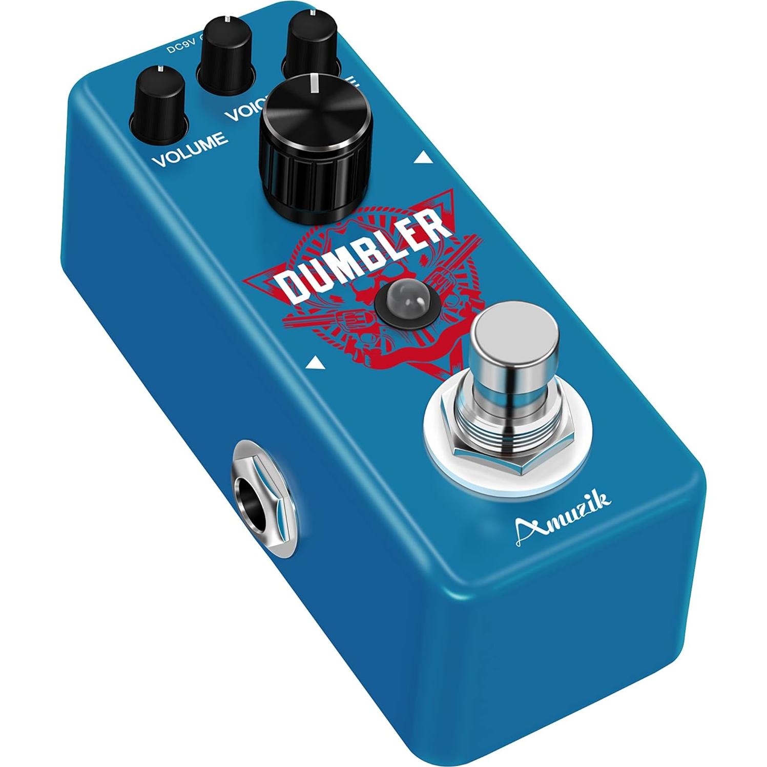 Pedal de Efecto Dumbler Amuzik para Guitarra Eléctrica Overdrive