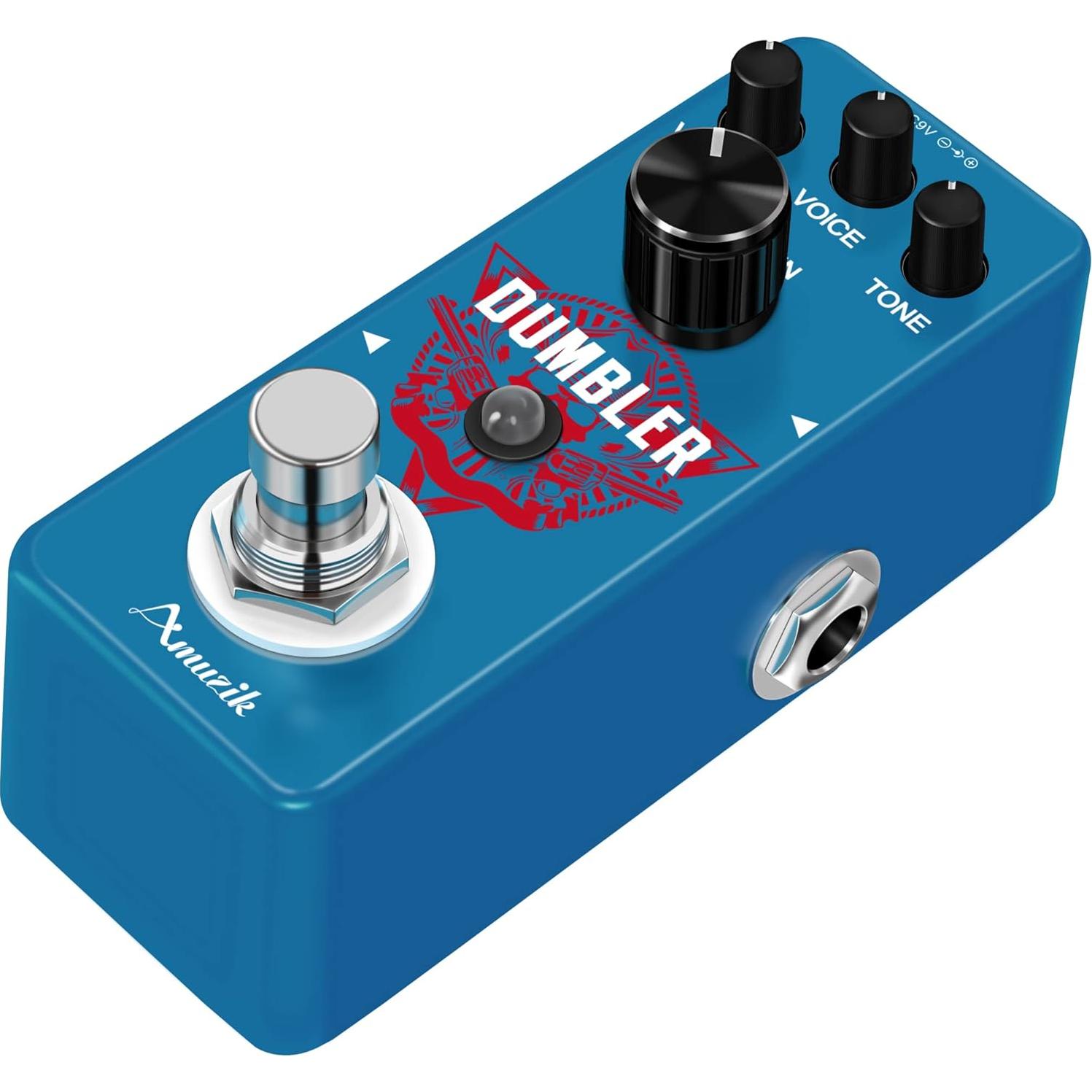 Pedal de Efecto Dumbler Amuzik para Guitarra Eléctrica Overdrive