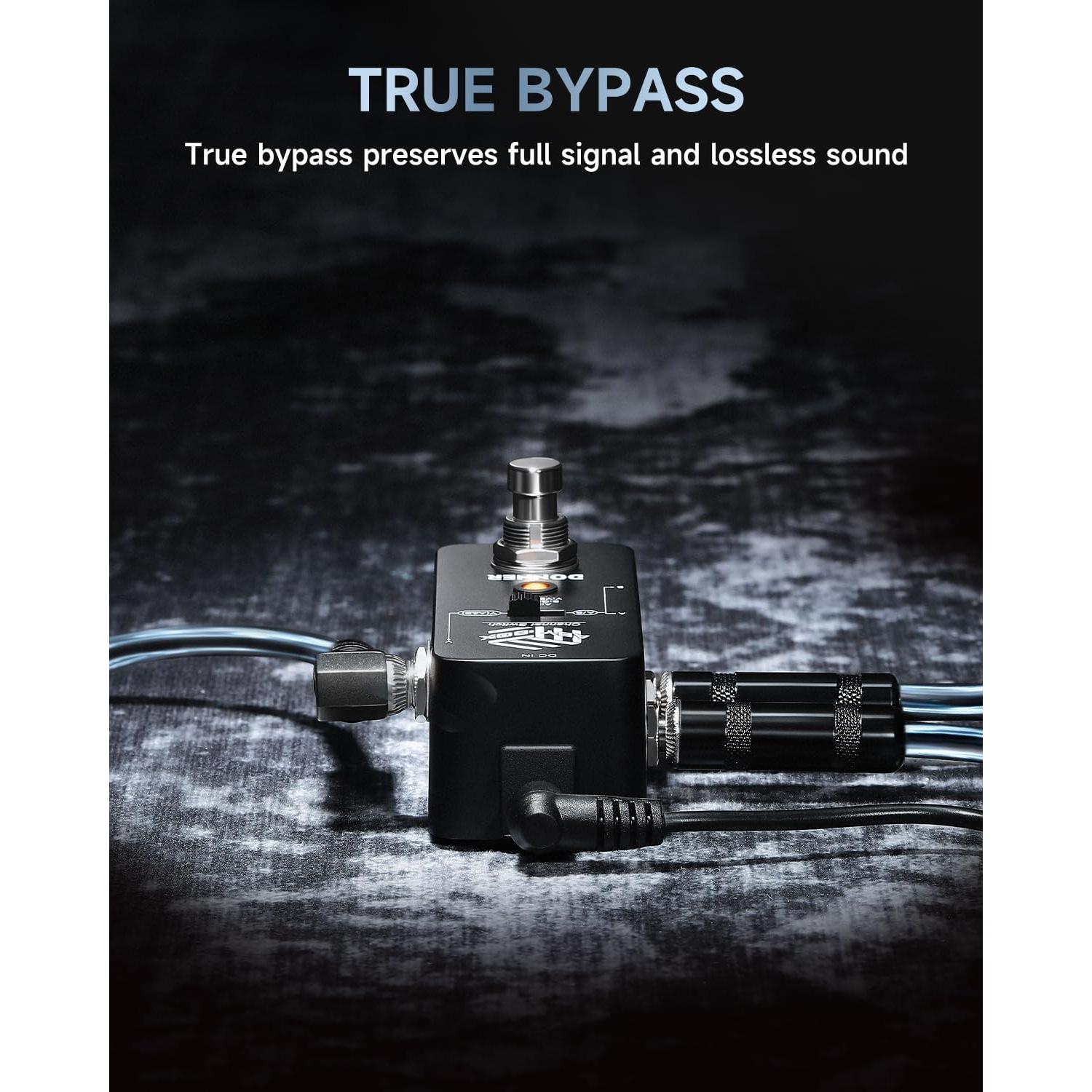 Pedal Interruptor ABY Donner AB True Bypass 9V 249g