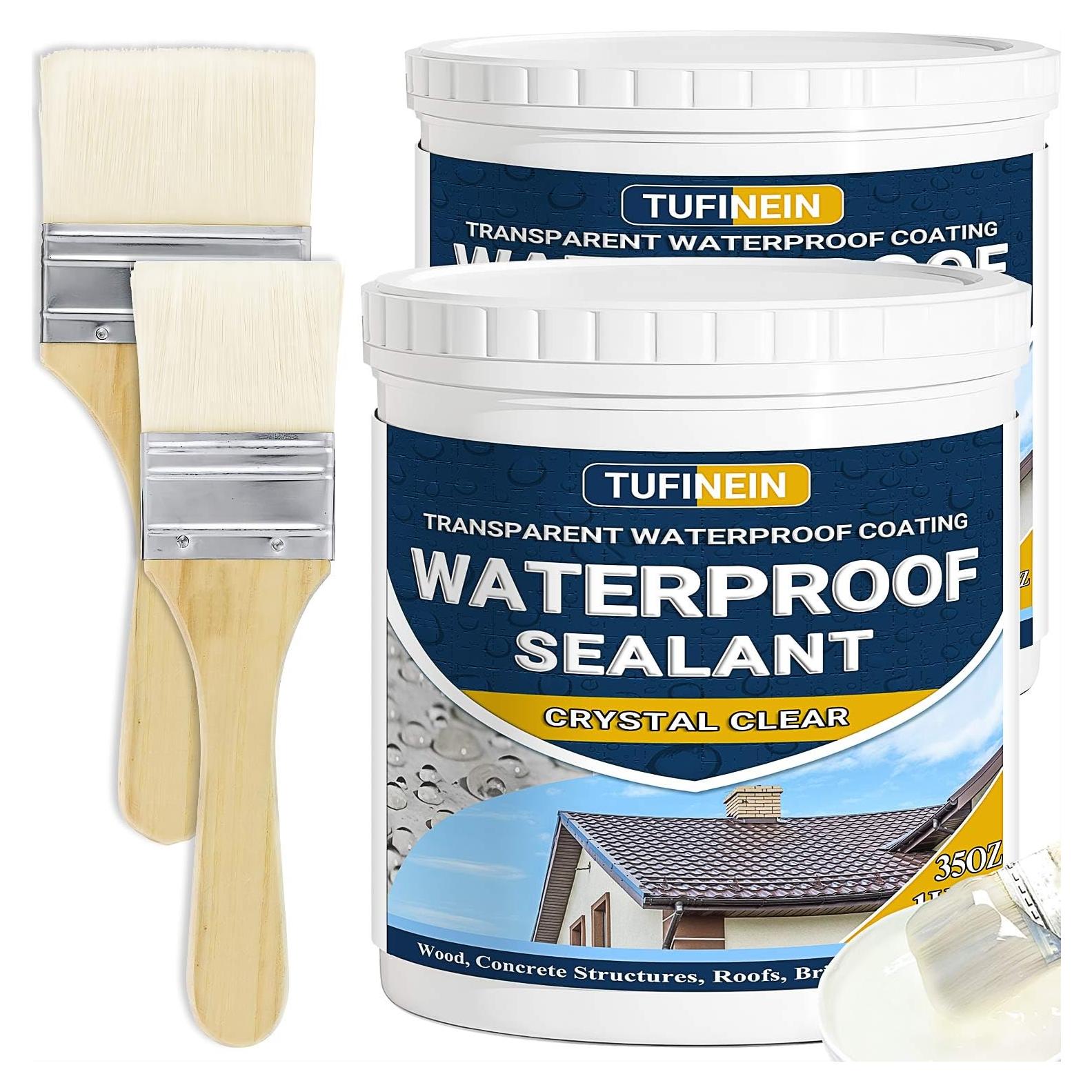 Sellador Impermeable Claro 2L TUFINEIN para Techos y Paredes