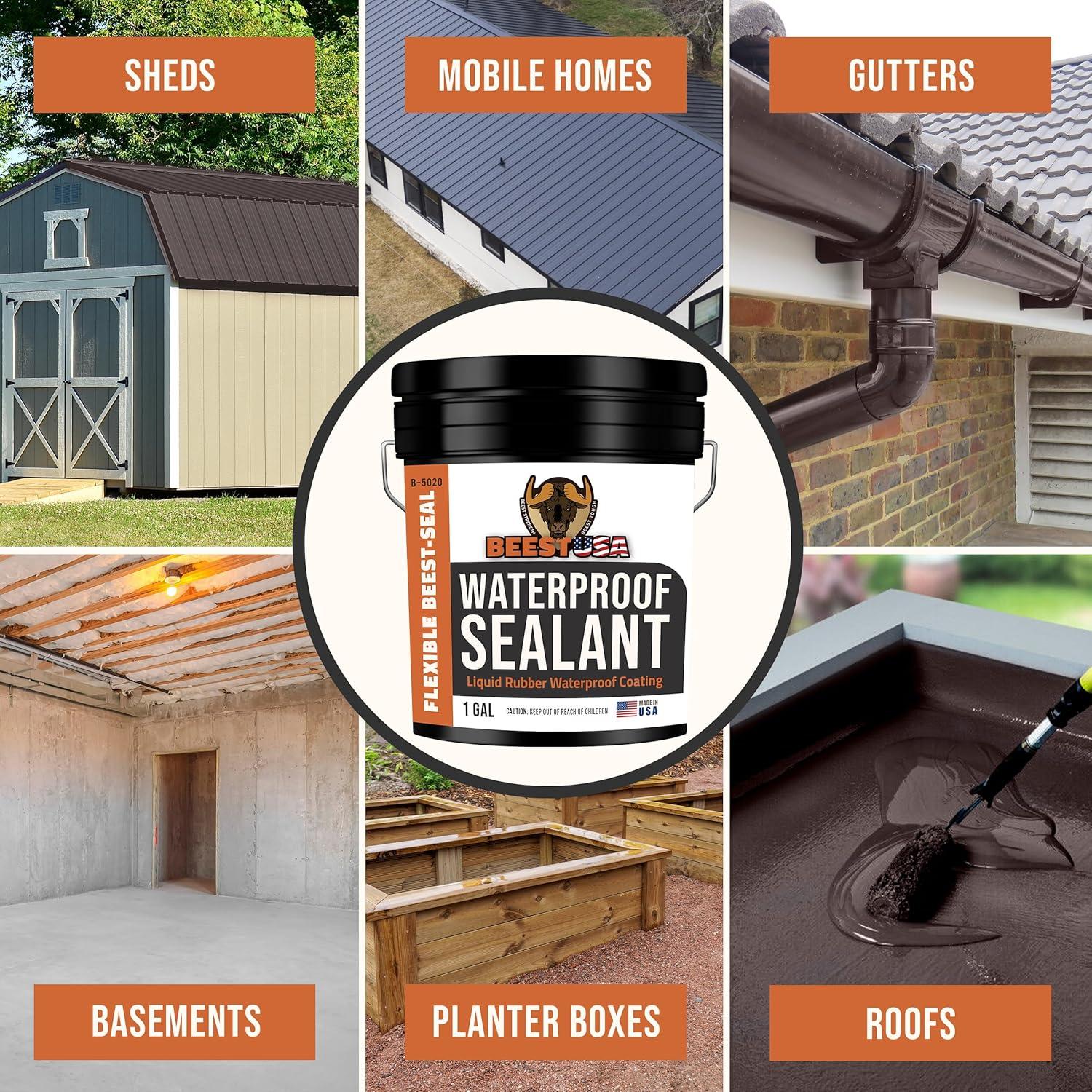 Sellador Impermeable BEEST 1 Galón para Techo y Fundaciones