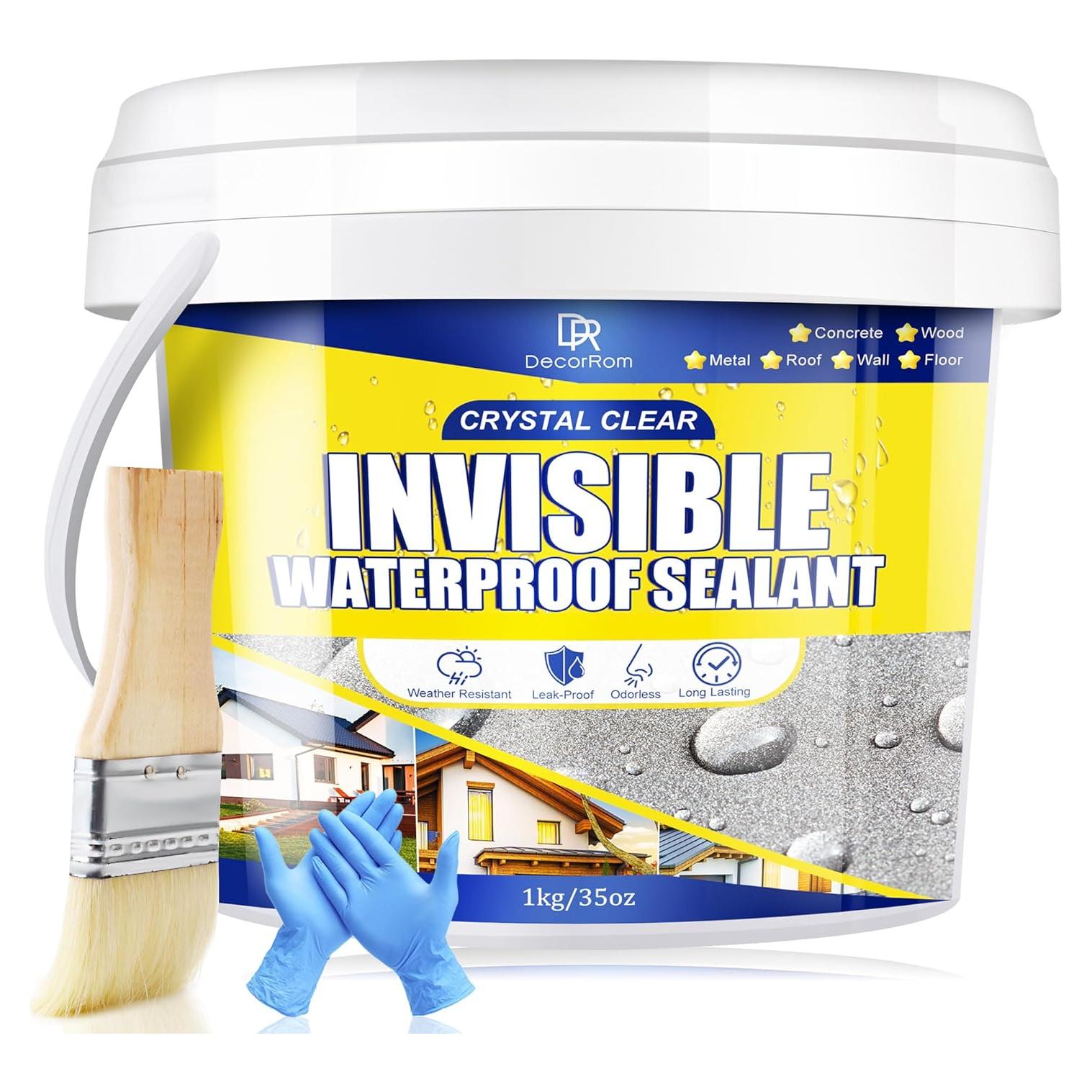 Sellador Impermeable Transparente 1L DecorRom - Protección UV