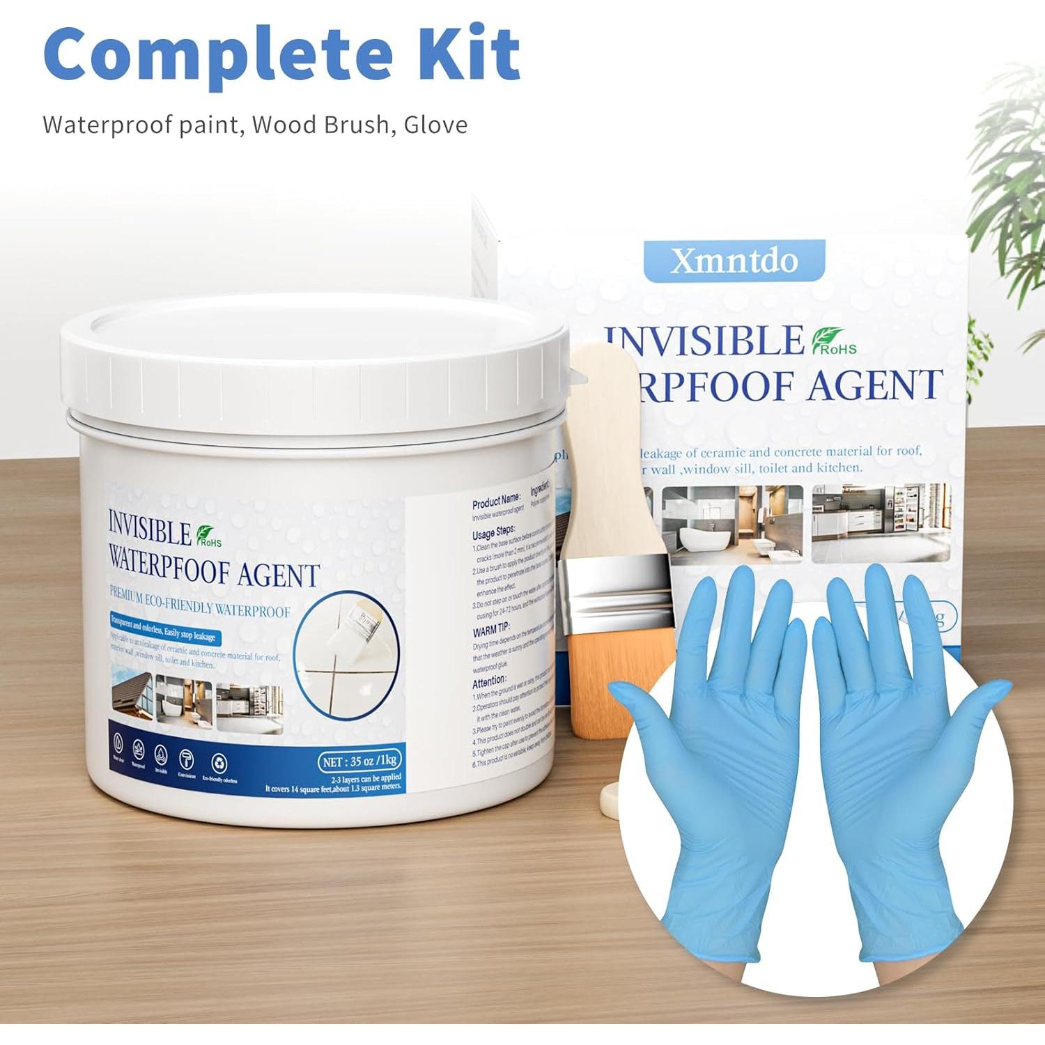 Sellador Impermeable Xmntdo 1 kg Adhesivo Transparente