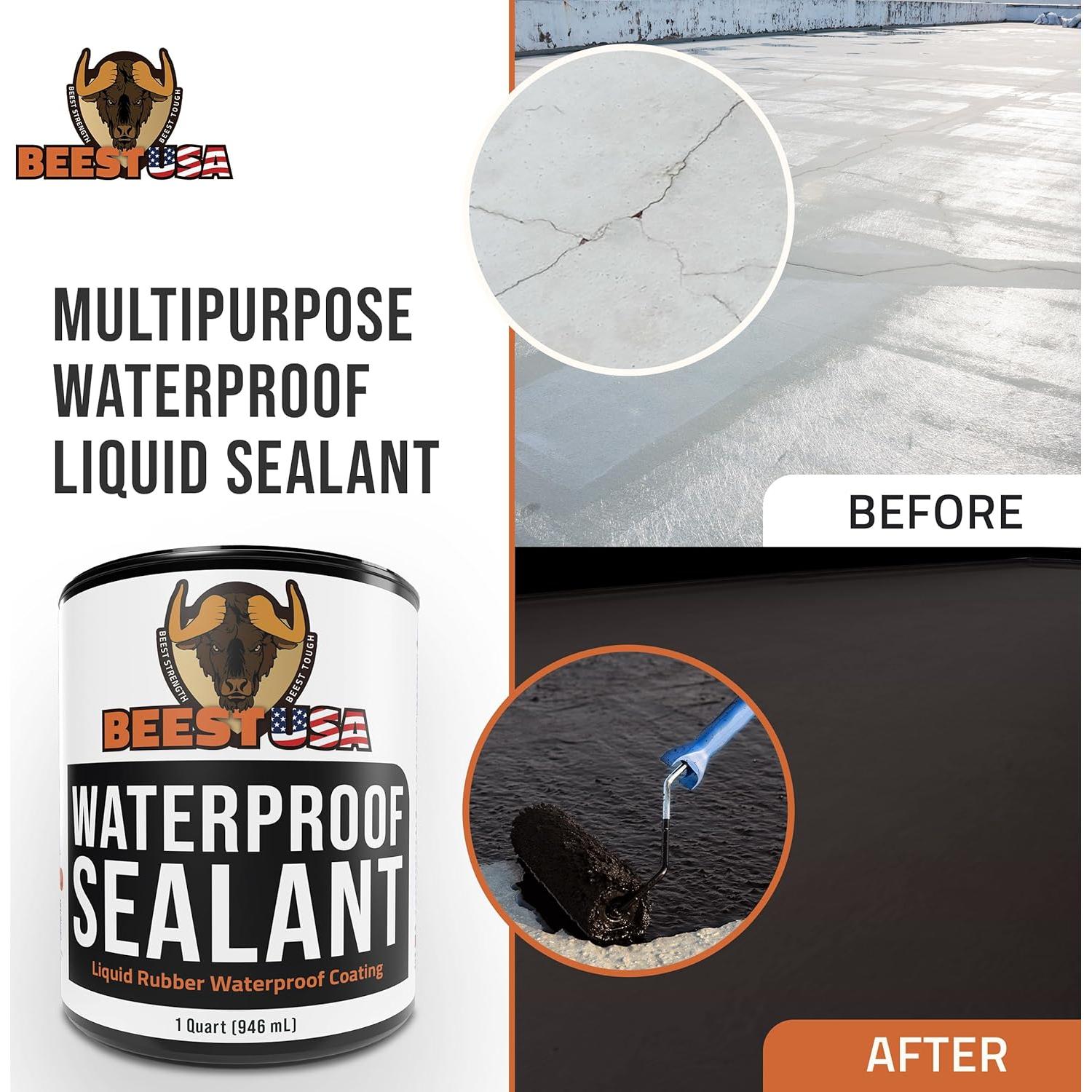 Sellador Impermeable BEEST Caucho Líquido 946 ml para Techos