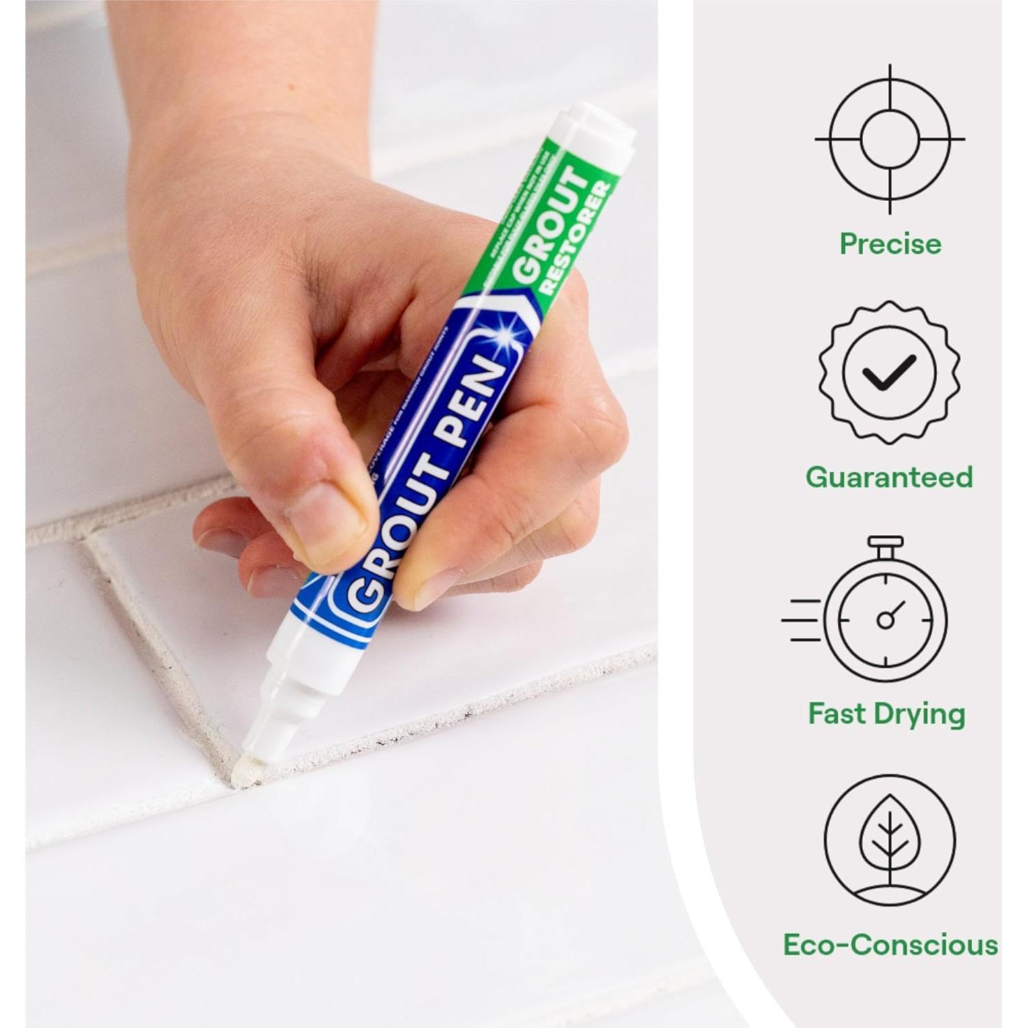 Bolígrafo de Lechada Blanco Rainbow Chalk 5mm - Paquete de 3