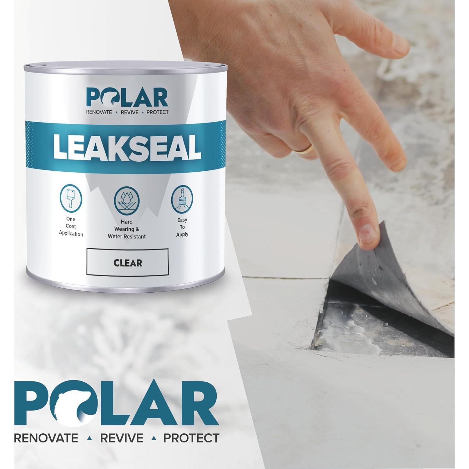 Sellador Impermeable Transparente Polar LeakFix 35 oz - 992 ml