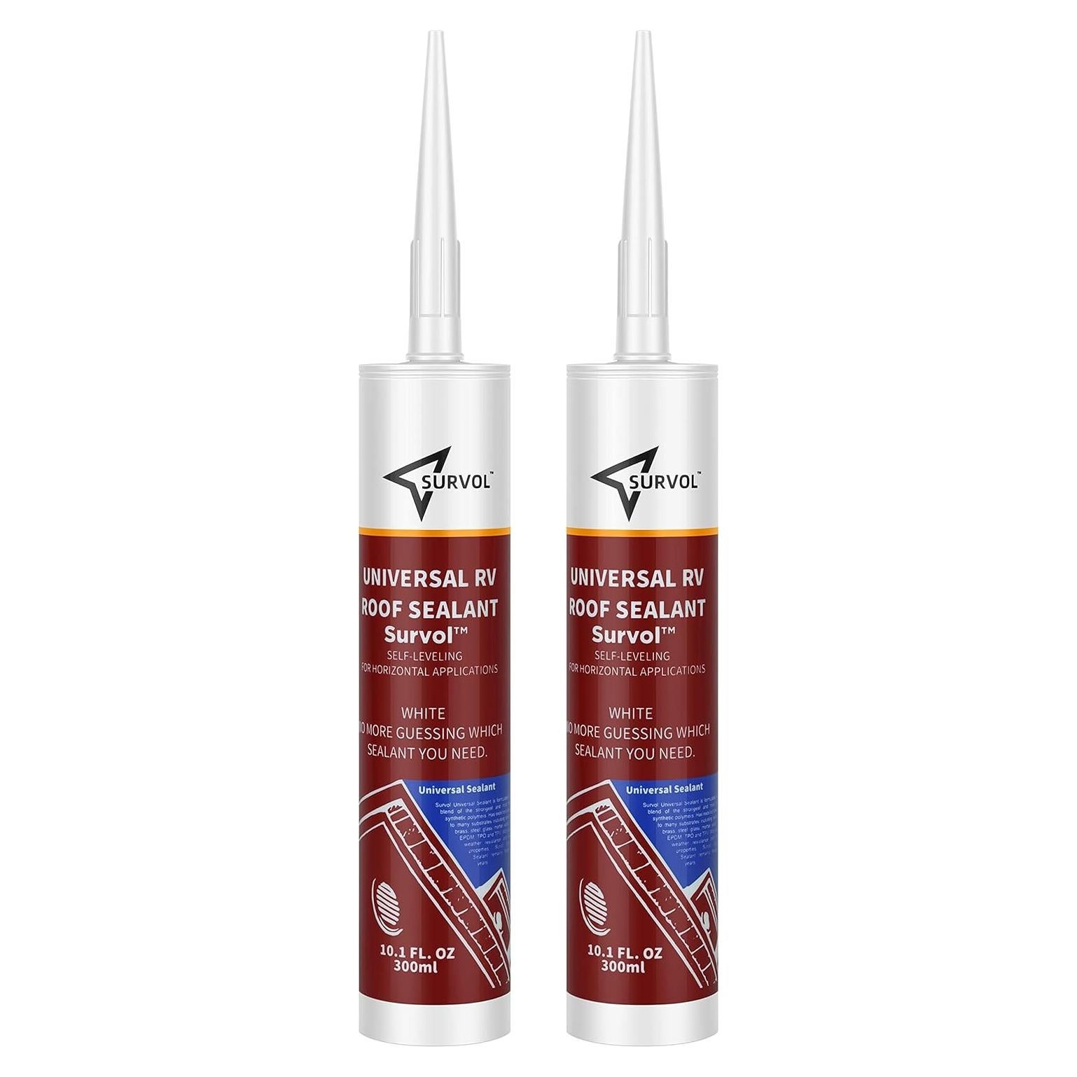 Sellador de Techo Autonivelante Survol - Blanco - 2 Paquetes