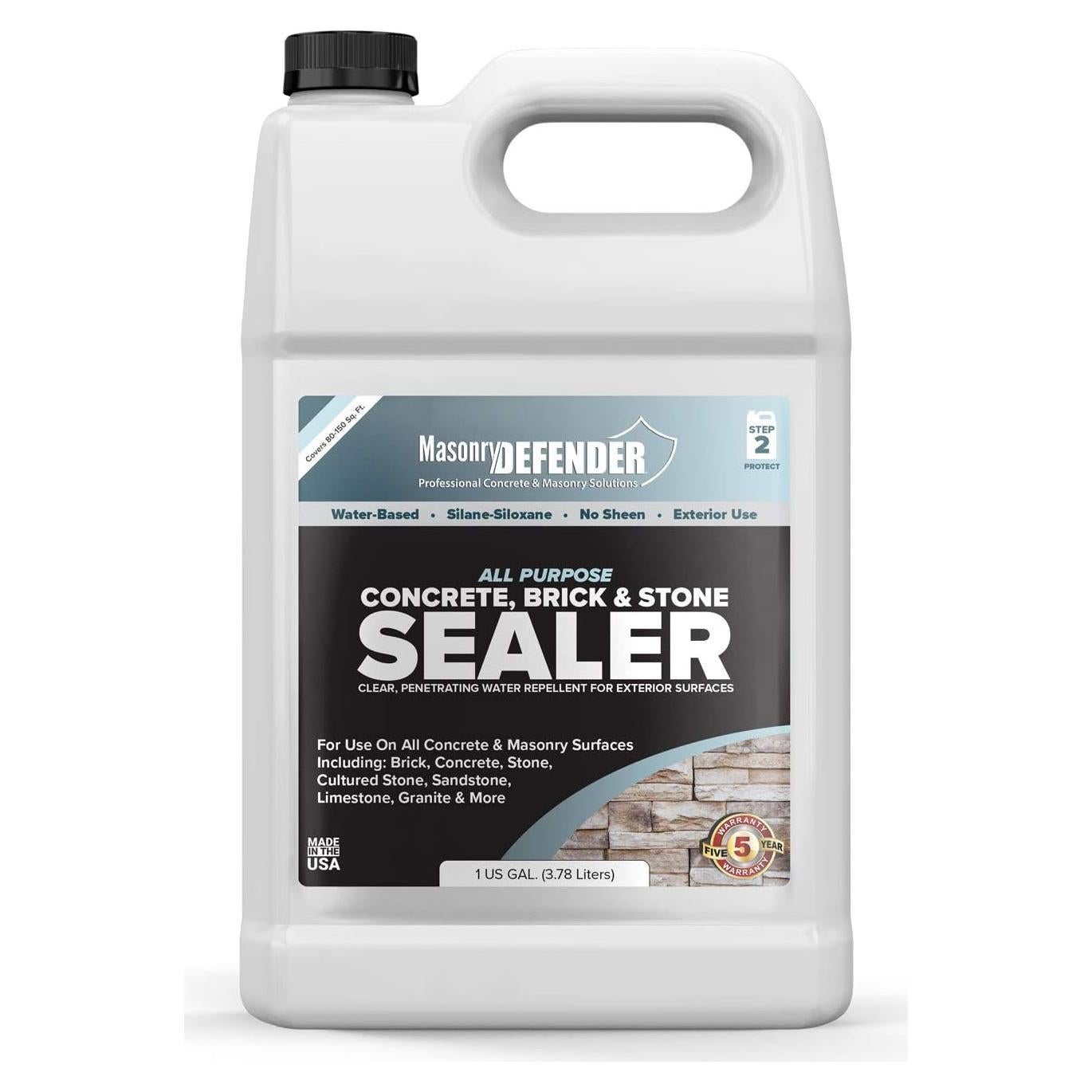 Sellador Impermeable para Concreto y Ladrillo MasonryDefender 1 Galón