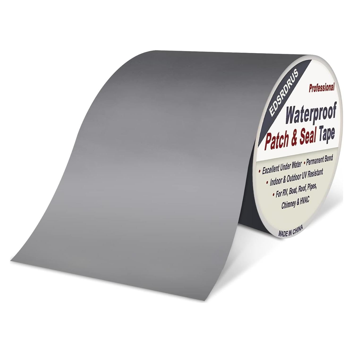 Cinta Selladora para Techo de RV EDSRDRUS 15 cm x 6 m Gris