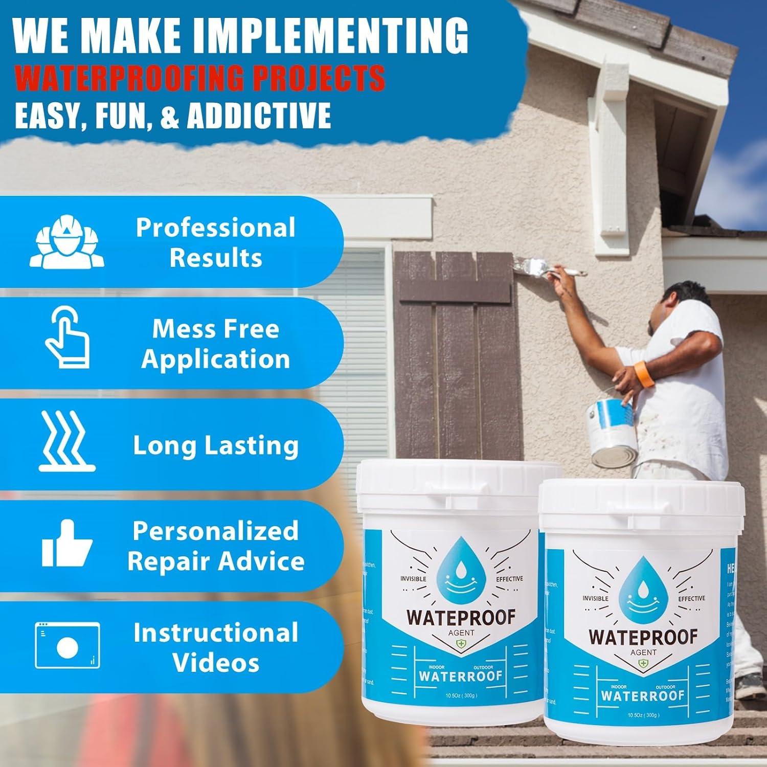 Sellador Impermeable Claro Meuvcol 21 Oz para Baño y Madera