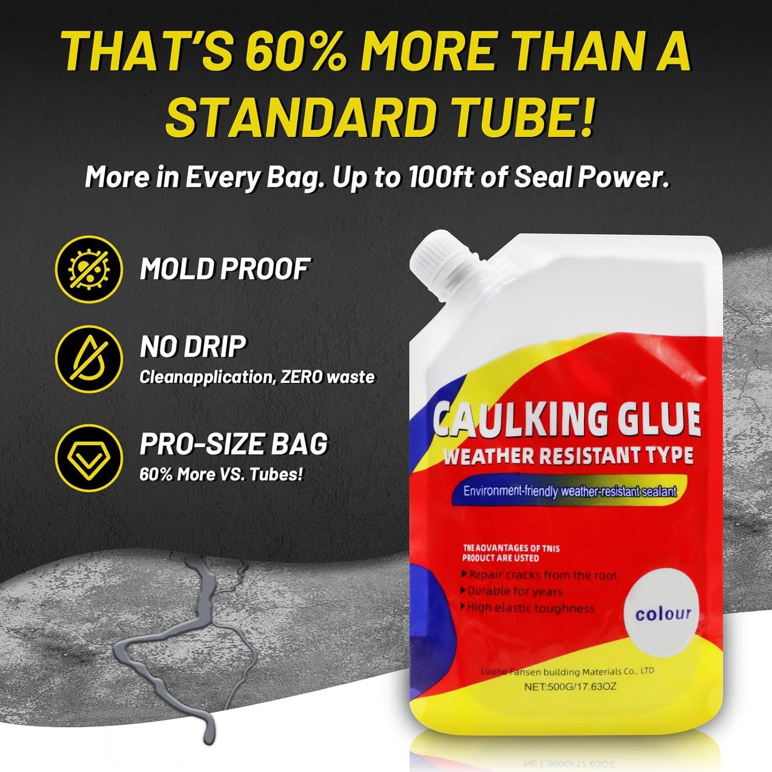 Relleno de Grietas de Concreto BUXUNA 3PCS Sellador Impermeable