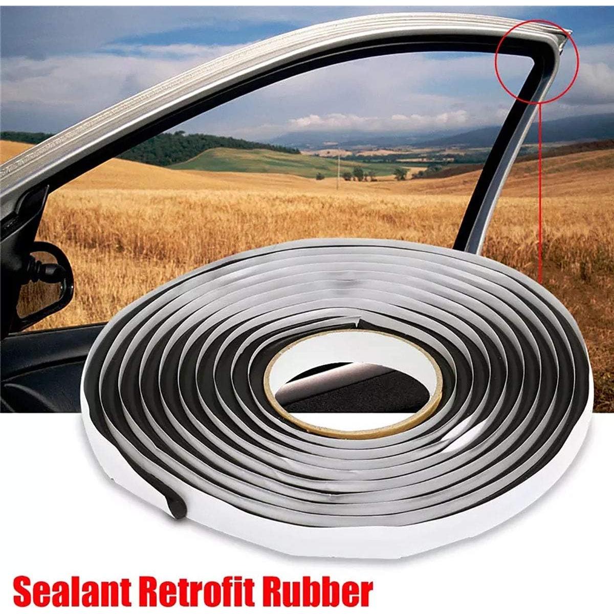 Sellador de Caucho Butilo Poweka 15ft para Faros y Parabrisas