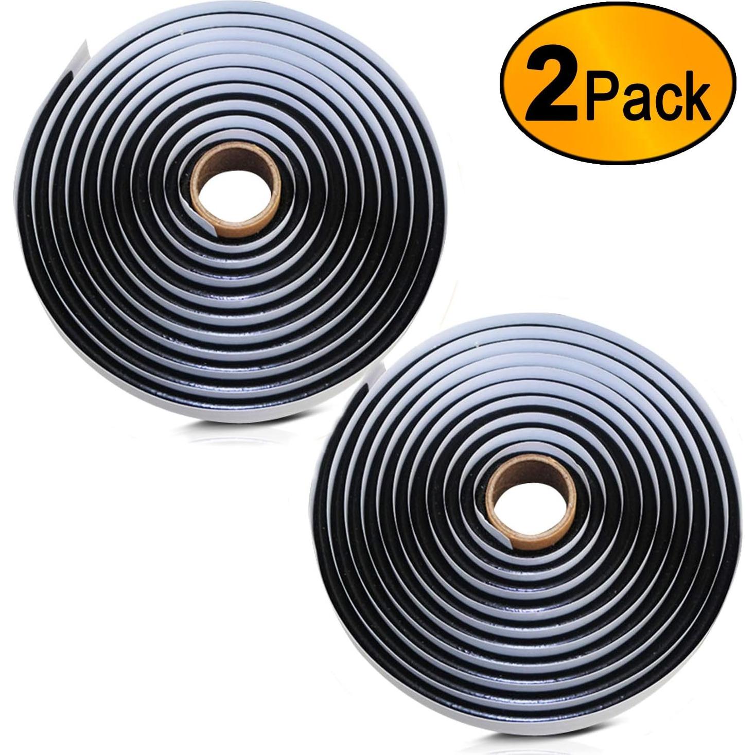 Sellador de Caucho Butilo Poweka 15ft para Faros y Parabrisas