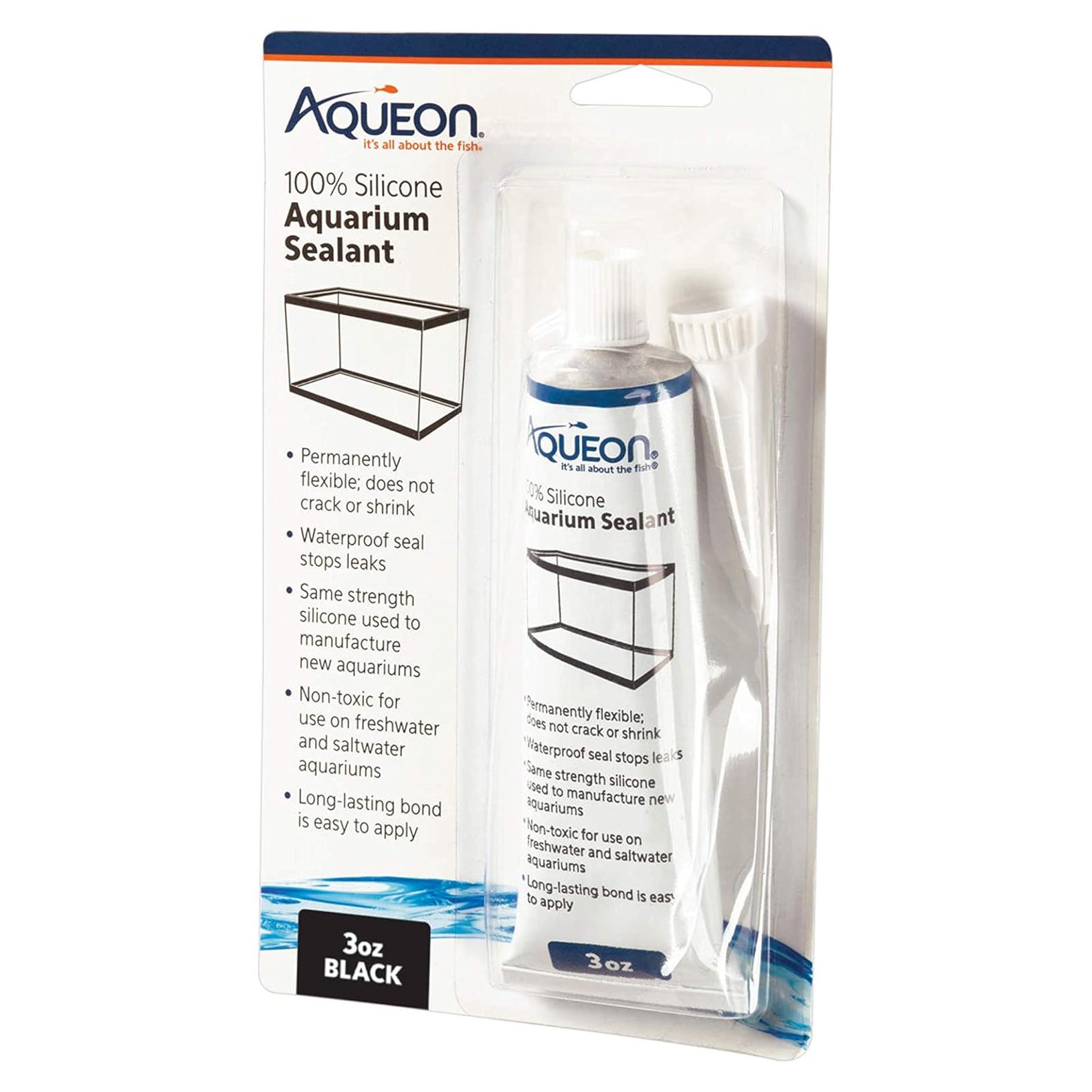 Sellador de Silicona Aqueon Negro 85g para Acuarios