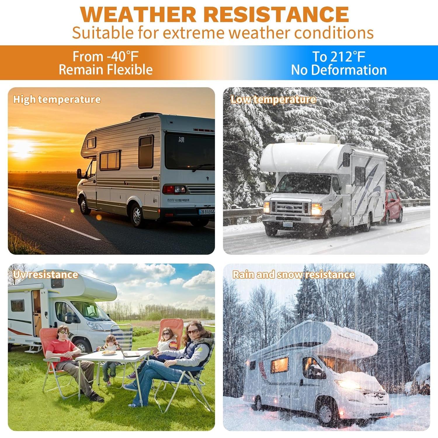 Cinta Sellante para Techo de RV Hanotic 10 cm x 15 m Resistente UV