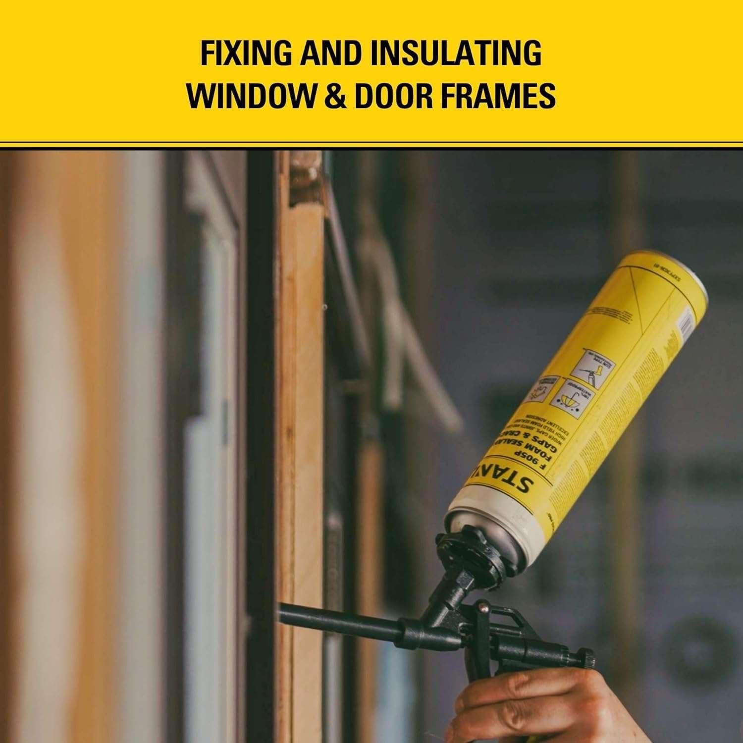 Sellador de Espuma Stanley F905P 2x24 Oz - Aislante Impermeable