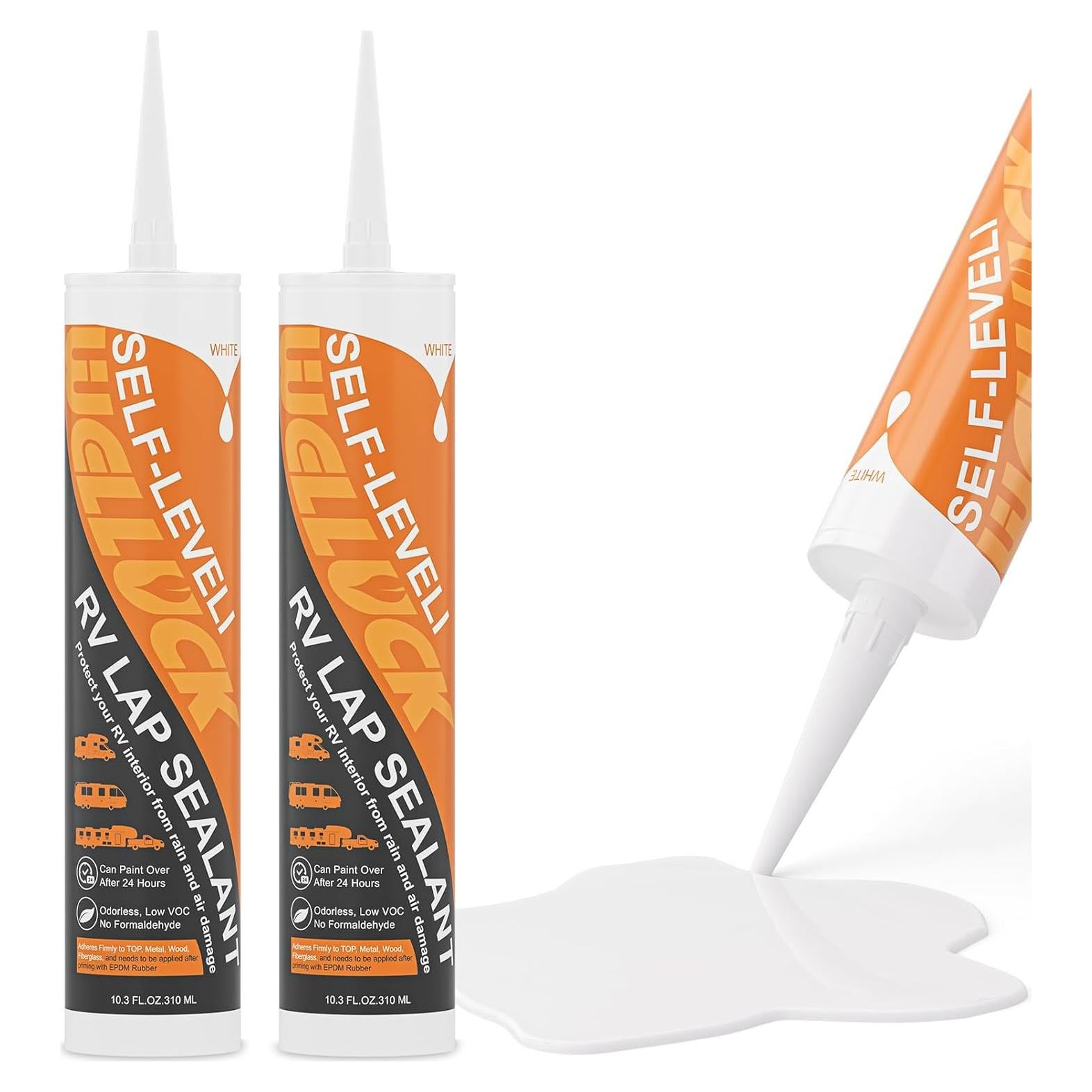 Sellador de Techo WELLUCK Blanco para RV 292g - 2 Paquetes