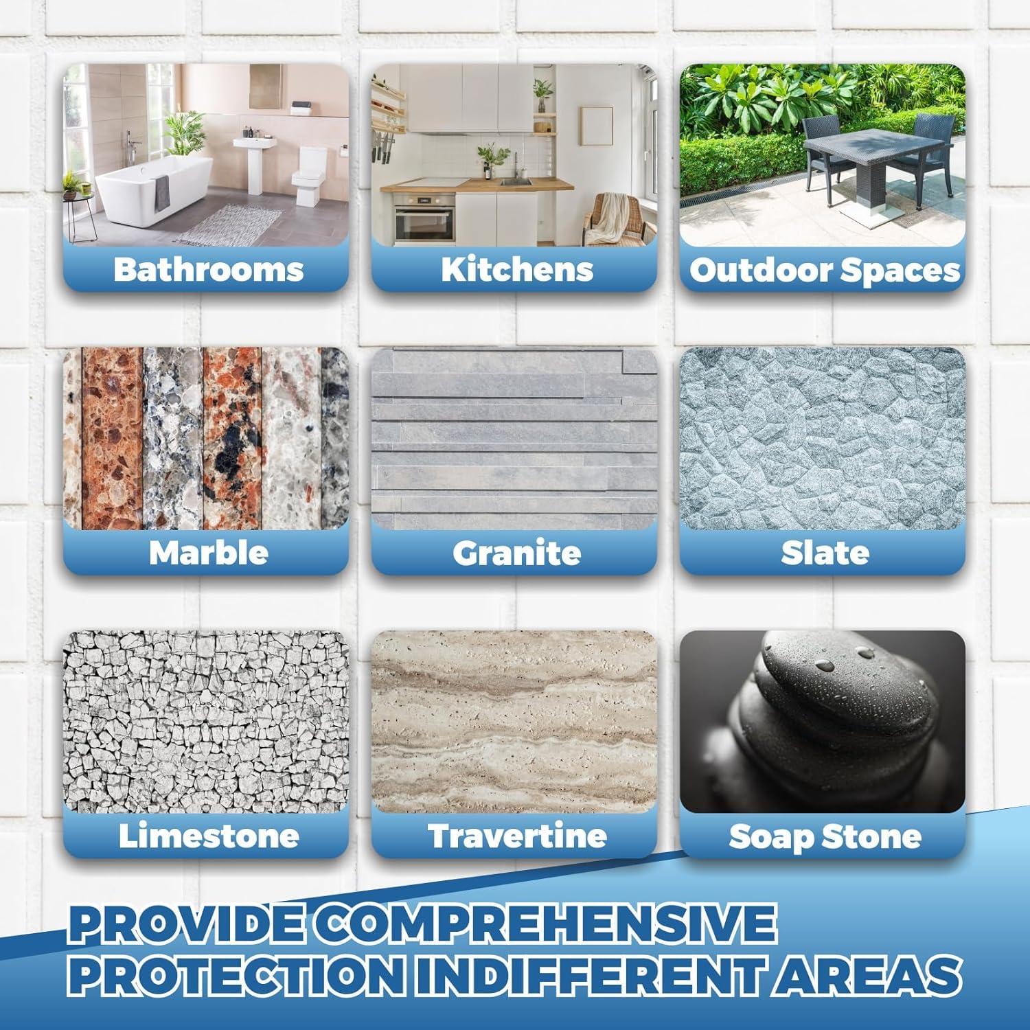 Sellador de Lechada OA 24oz con Cepillo - Impermeable y Seguro