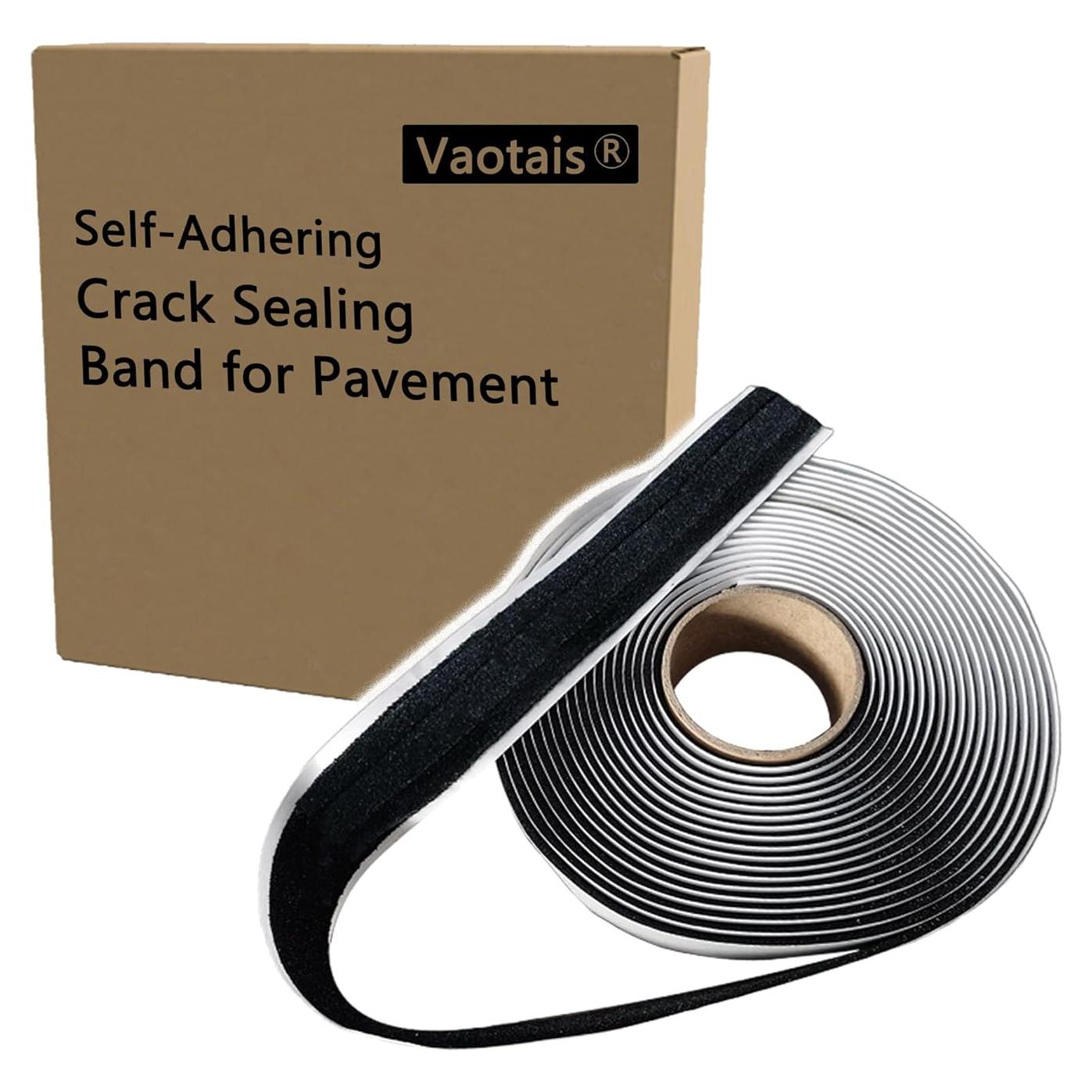 Cinta Selladora de Grietas de Asfalto Vaotais 5.08cm x 15.24m
