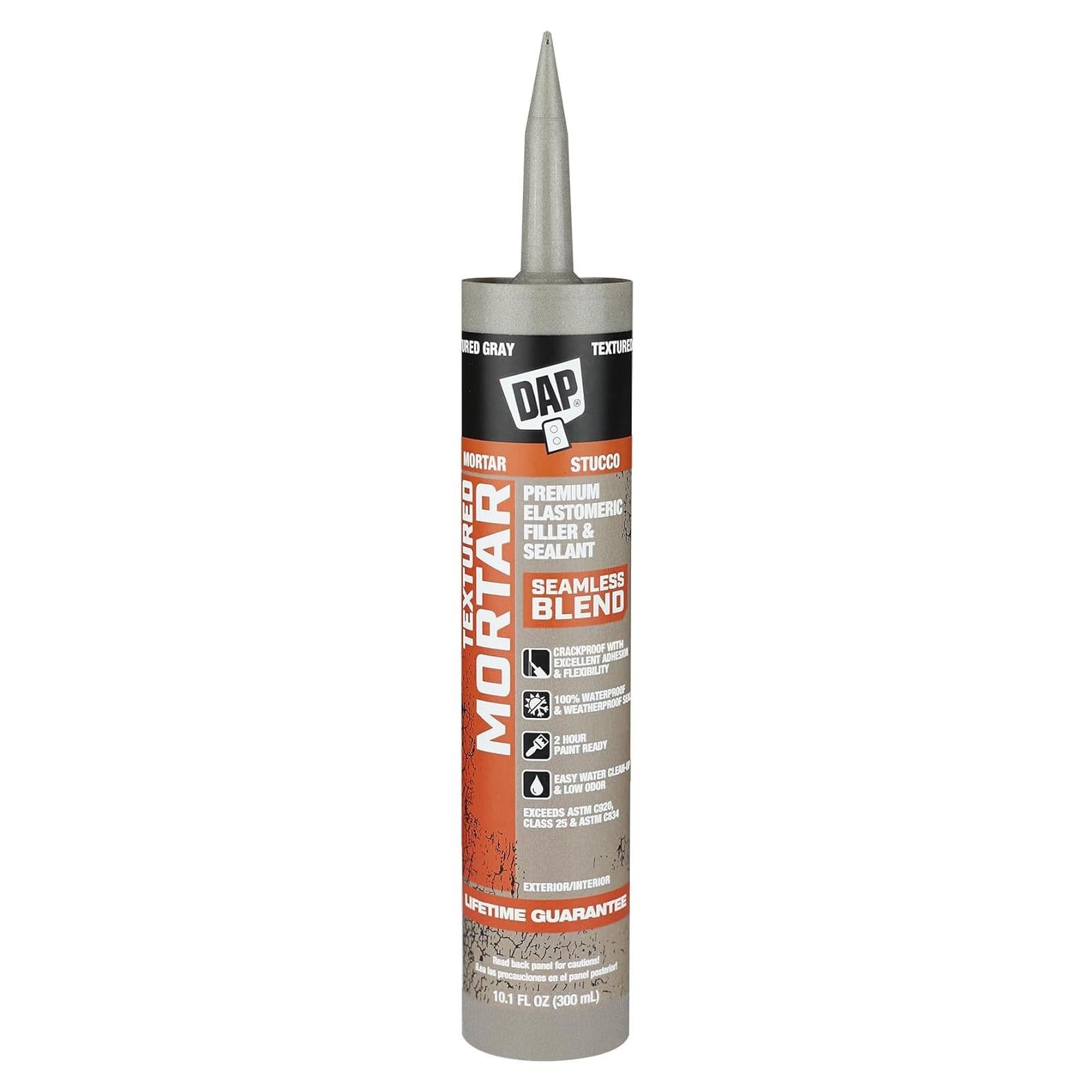 DAP Mortero Texturizado Premium 286g Relleno y Sellador Gris