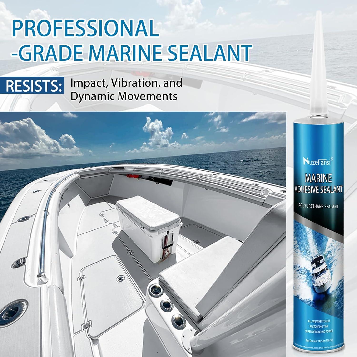 Sellador Marino 5200 MuzeFansi 2 Paquete 10oz Impermeable UV