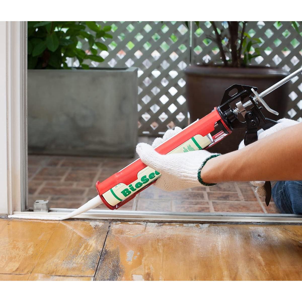 Sellador BioSeal 100% Silicona Translúcido 286g Cocina y Baño