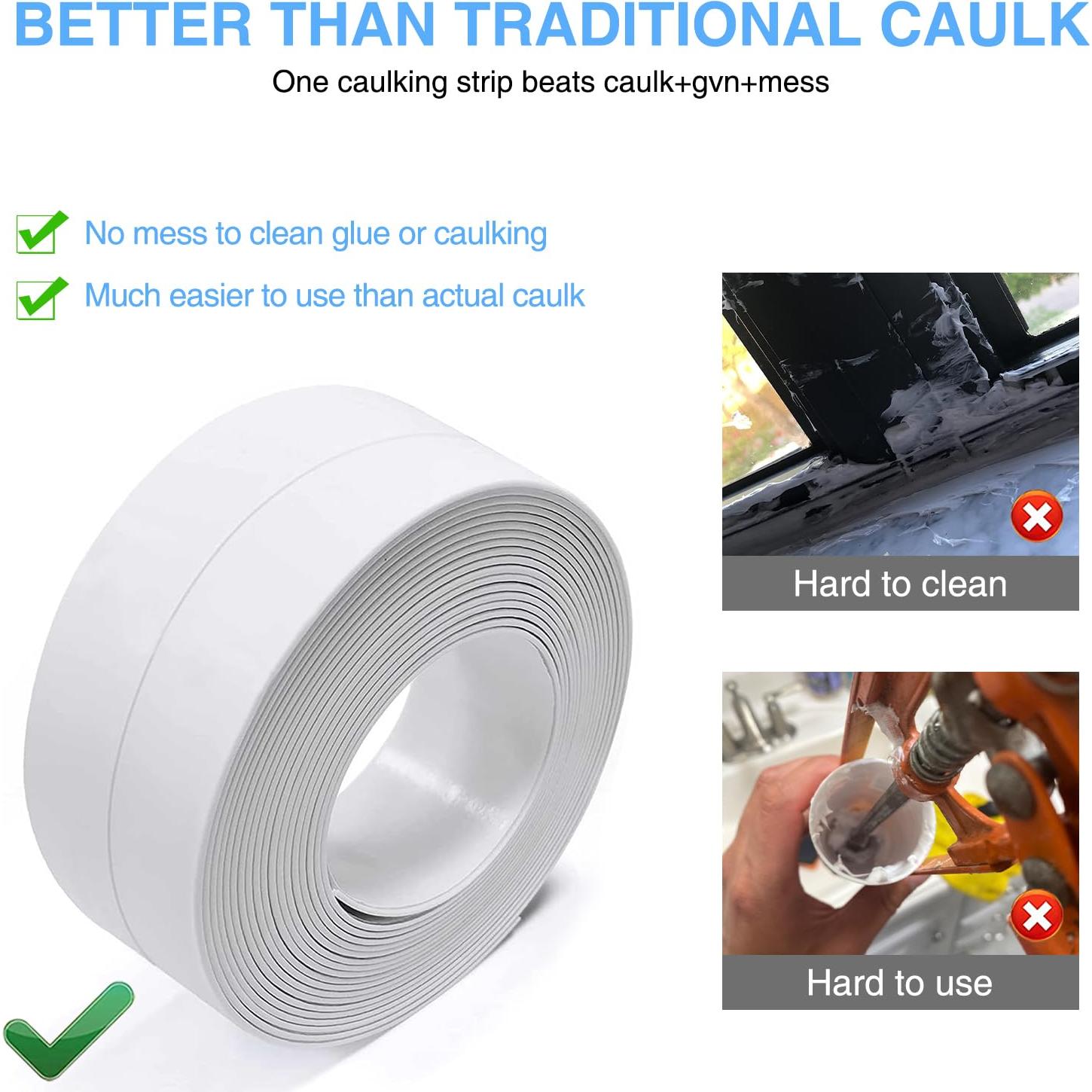 Cinta de Sellado Impermeable RHRVBSS 3.2m Blanca Autoadhesiva