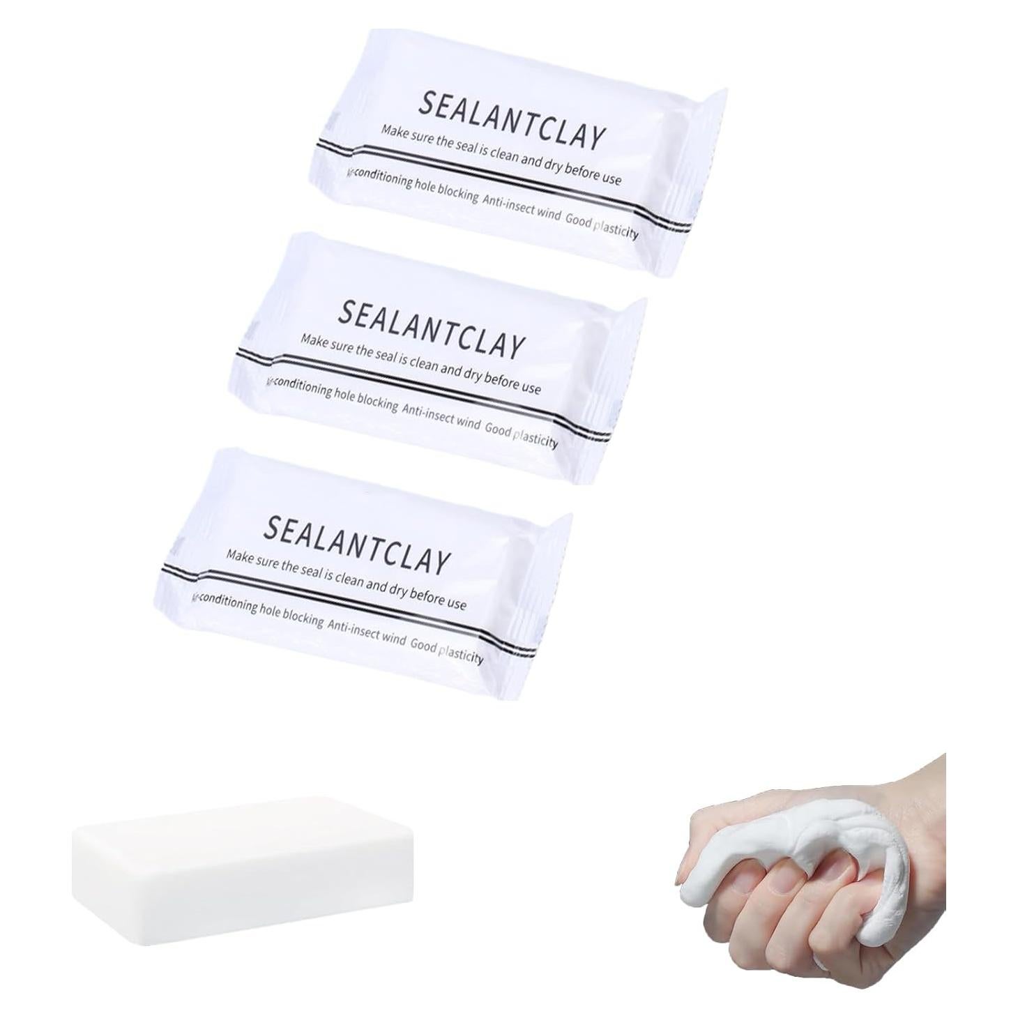 Paquete de 3 Arcilla de Sellado Impermeable Genérico 99g