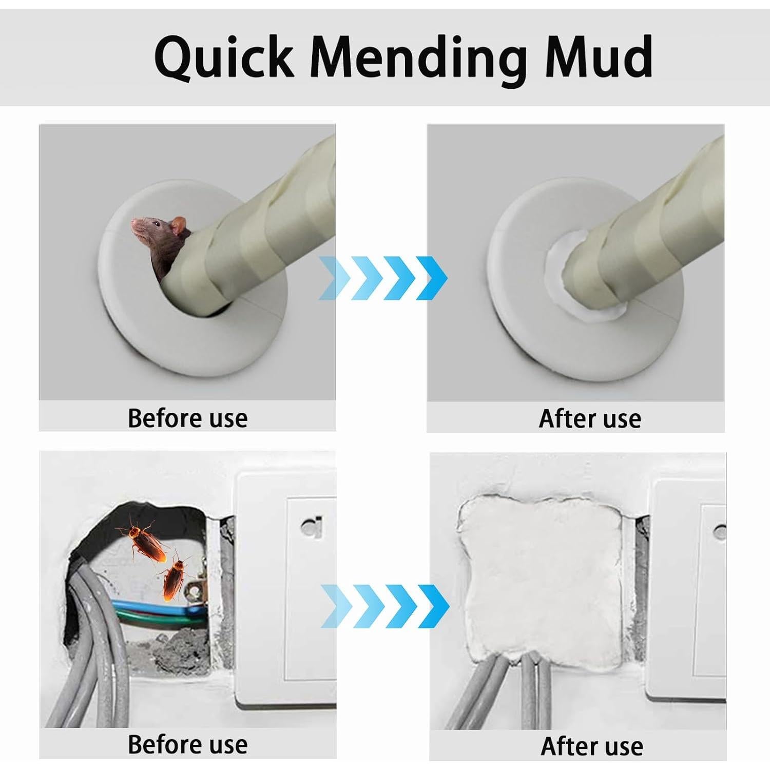 Paquete de 3 Arcilla de Sellado Impermeable Genérico 99g