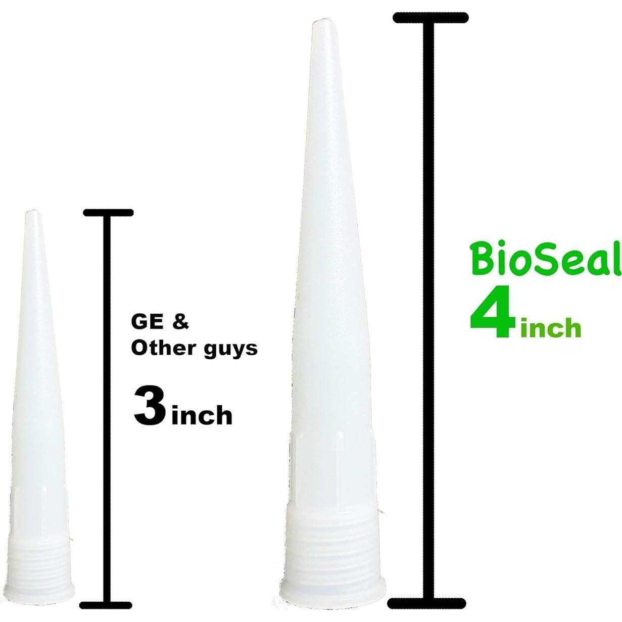 Sellador de Silicona BioSeal 100% Negro 0.29 kg Impermeable