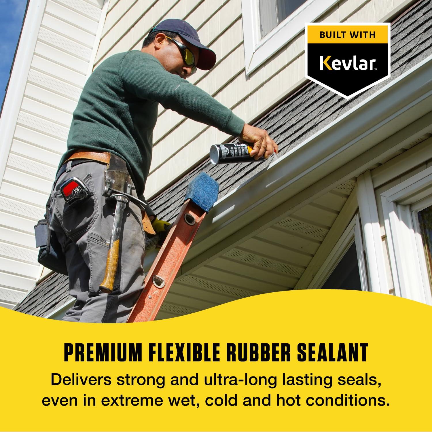 Sellador de Goma Flexible Gran Sello 3-Pack Transparente 397g